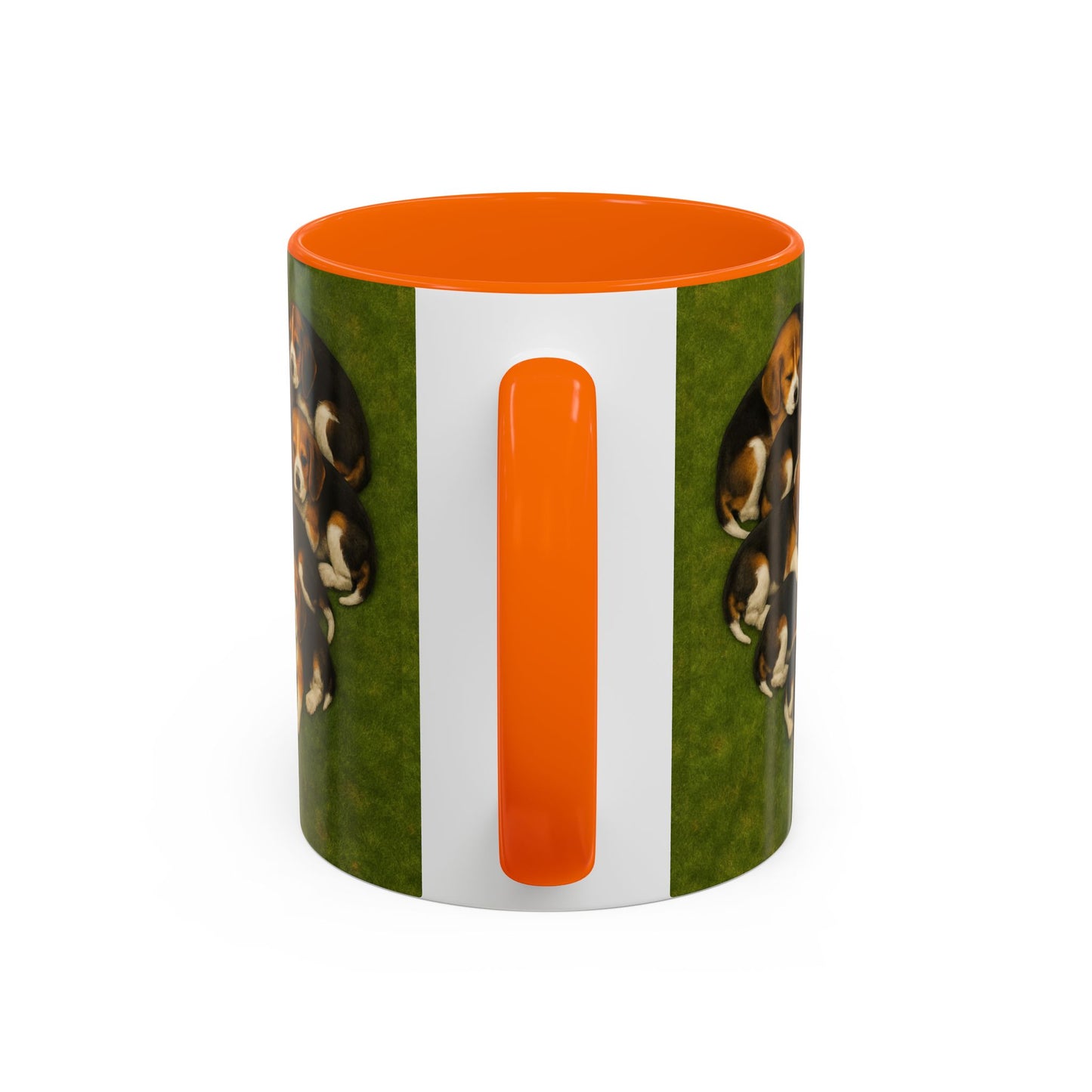 Beagle puppies Accent Coffee Mug - Perfect Gift for Dog Lovers