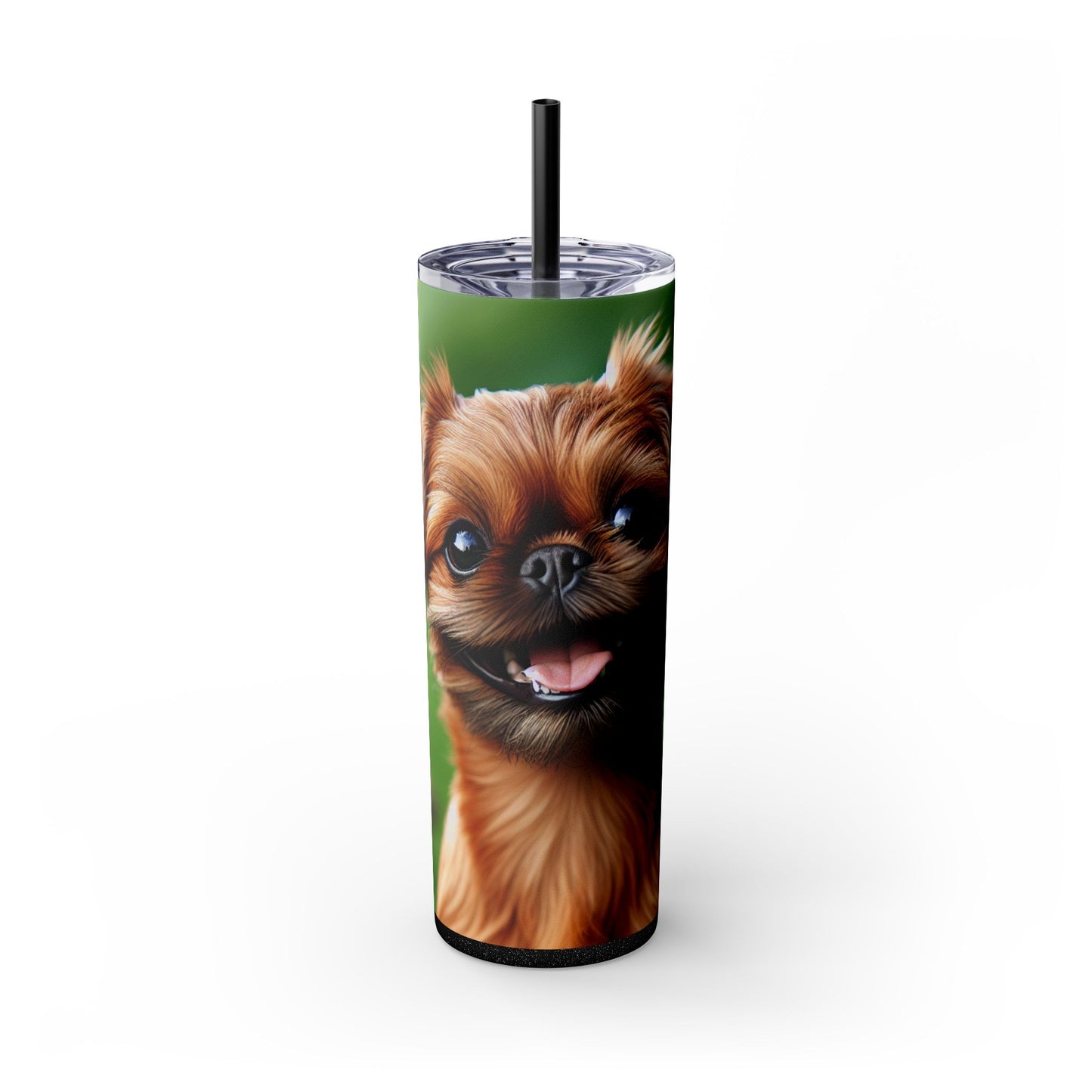 Brussels Griffon Tumbler with Straw, 20oz