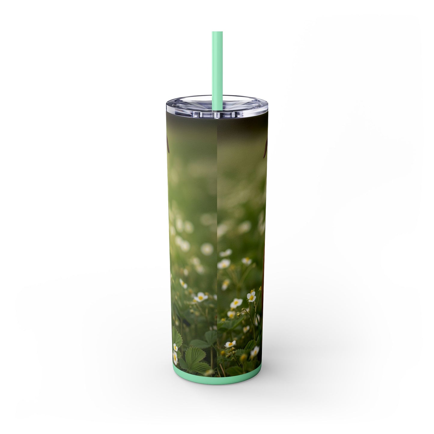 Staffordshire Bull Terrier Tumbler with Straw, 20oz