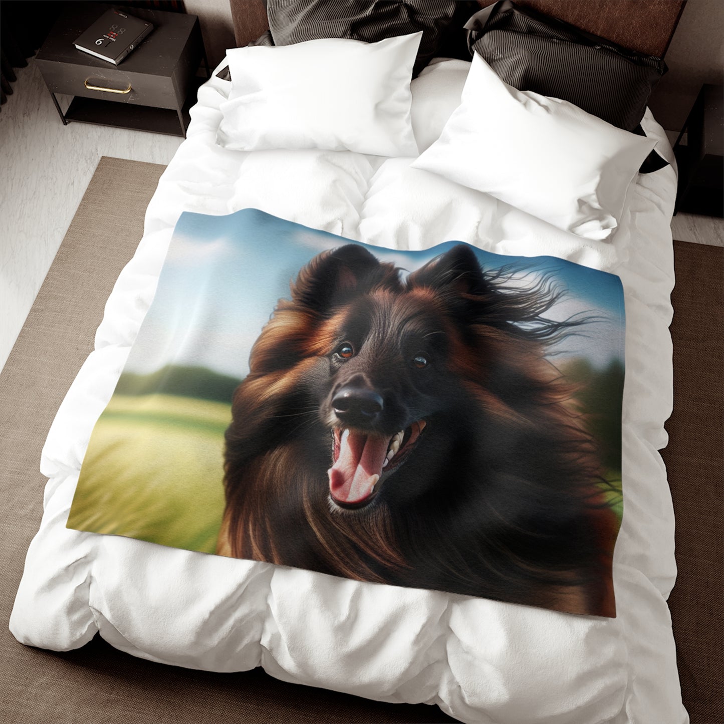 Belgian Shepherd Dog Tervuren Sweatshirt Blanket
