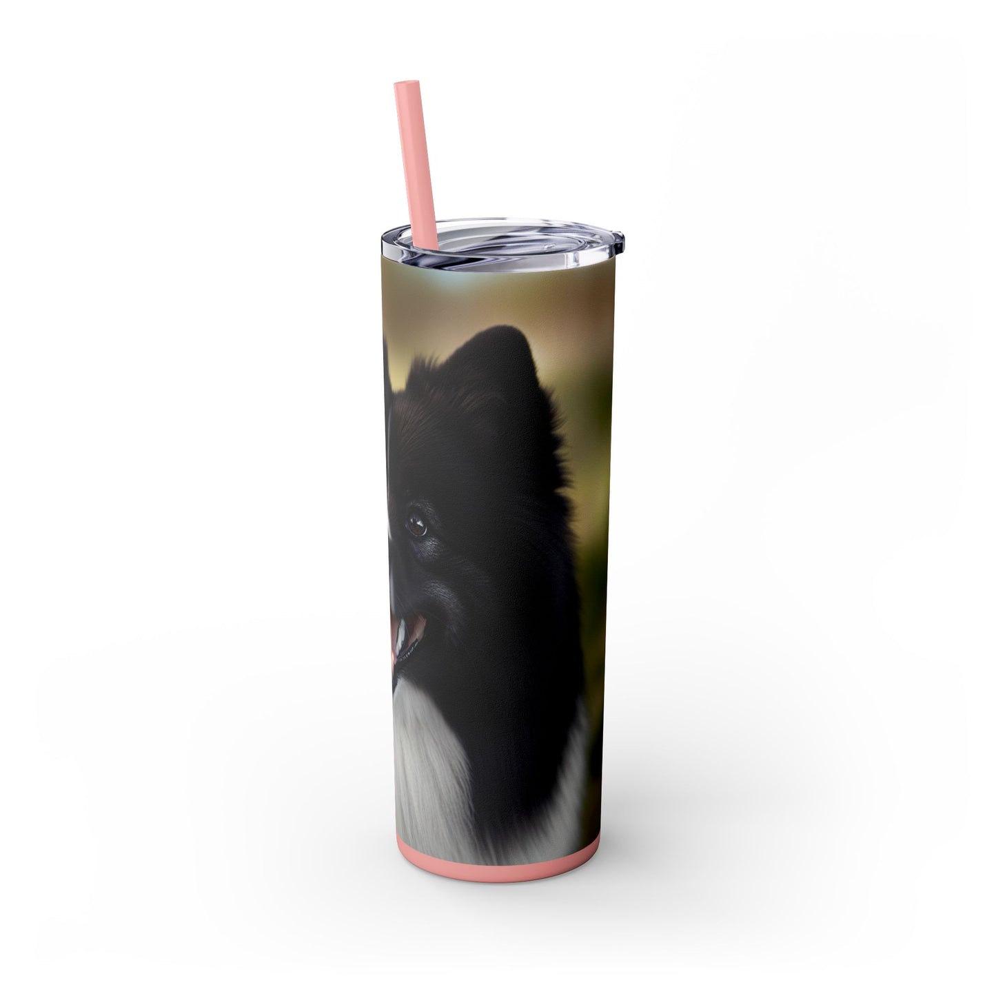Karelian Bear Dog Tumbler with Straw, 20oz