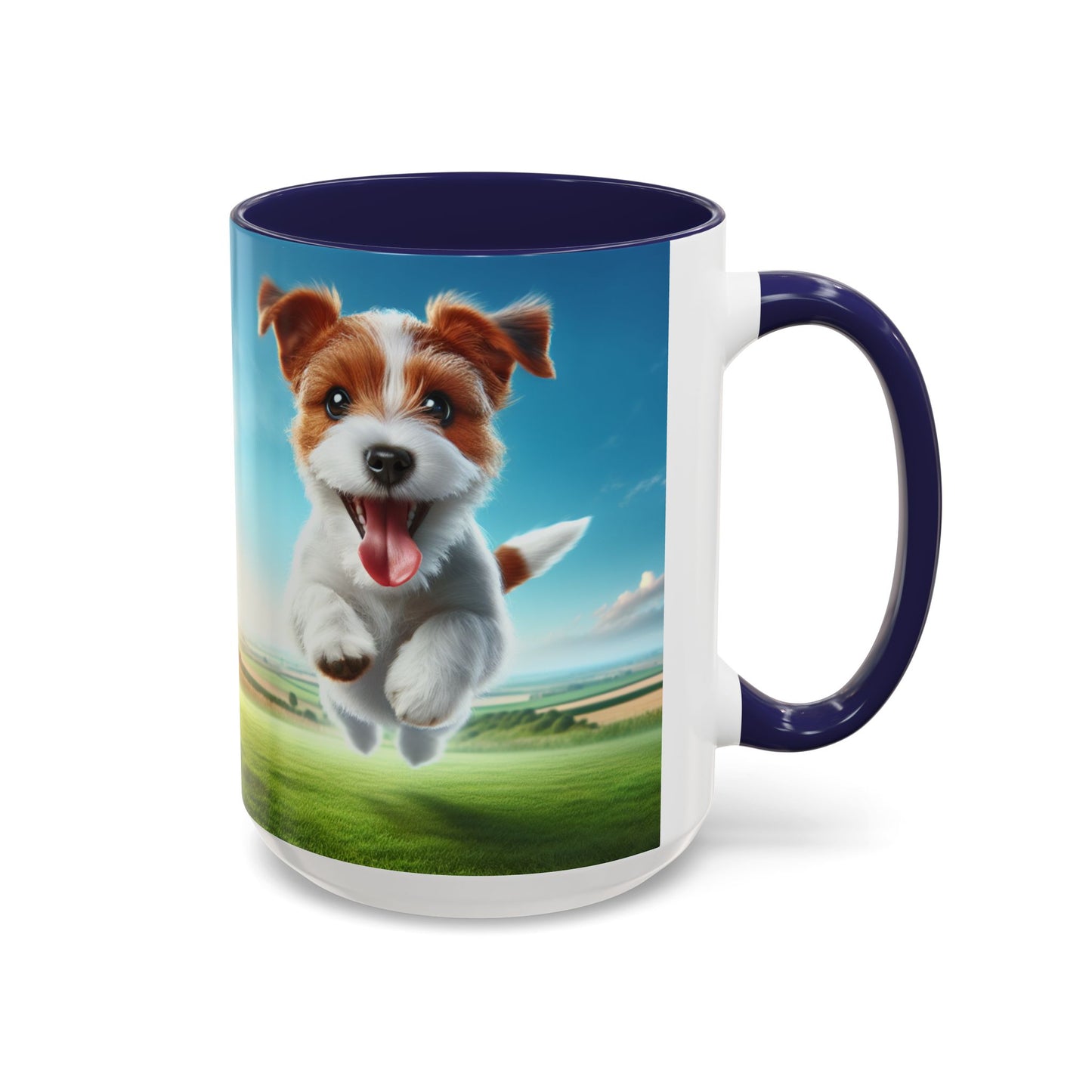 Russell Terrier Accent Coffee Mug - Perfect Gift for Dog Lovers