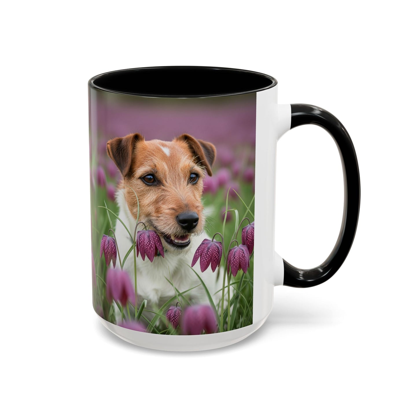 Russell Terrier Accent Coffee Mug - Perfect Gift for Dog Lovers