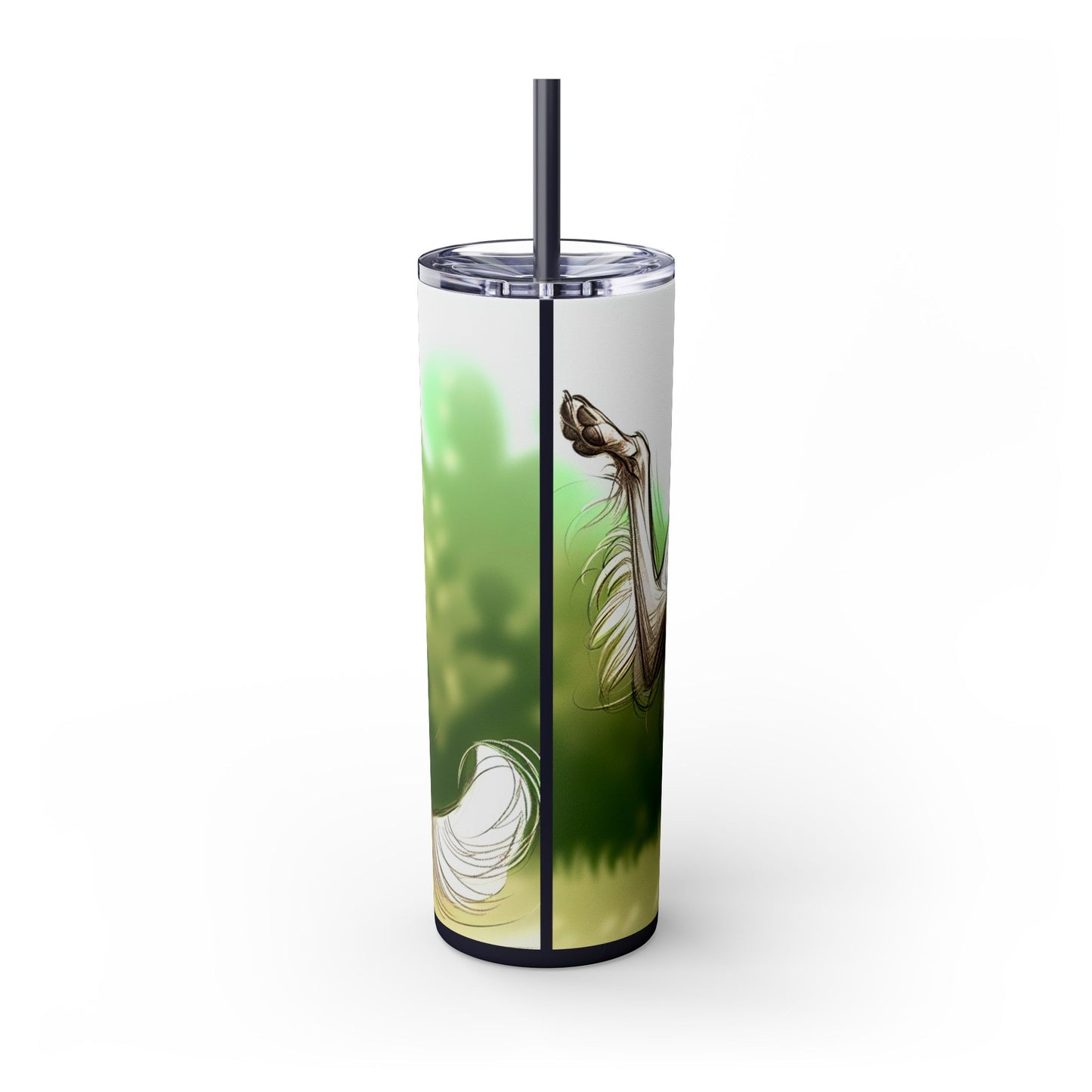 Borzoi Tumbler with Straw, 20oz