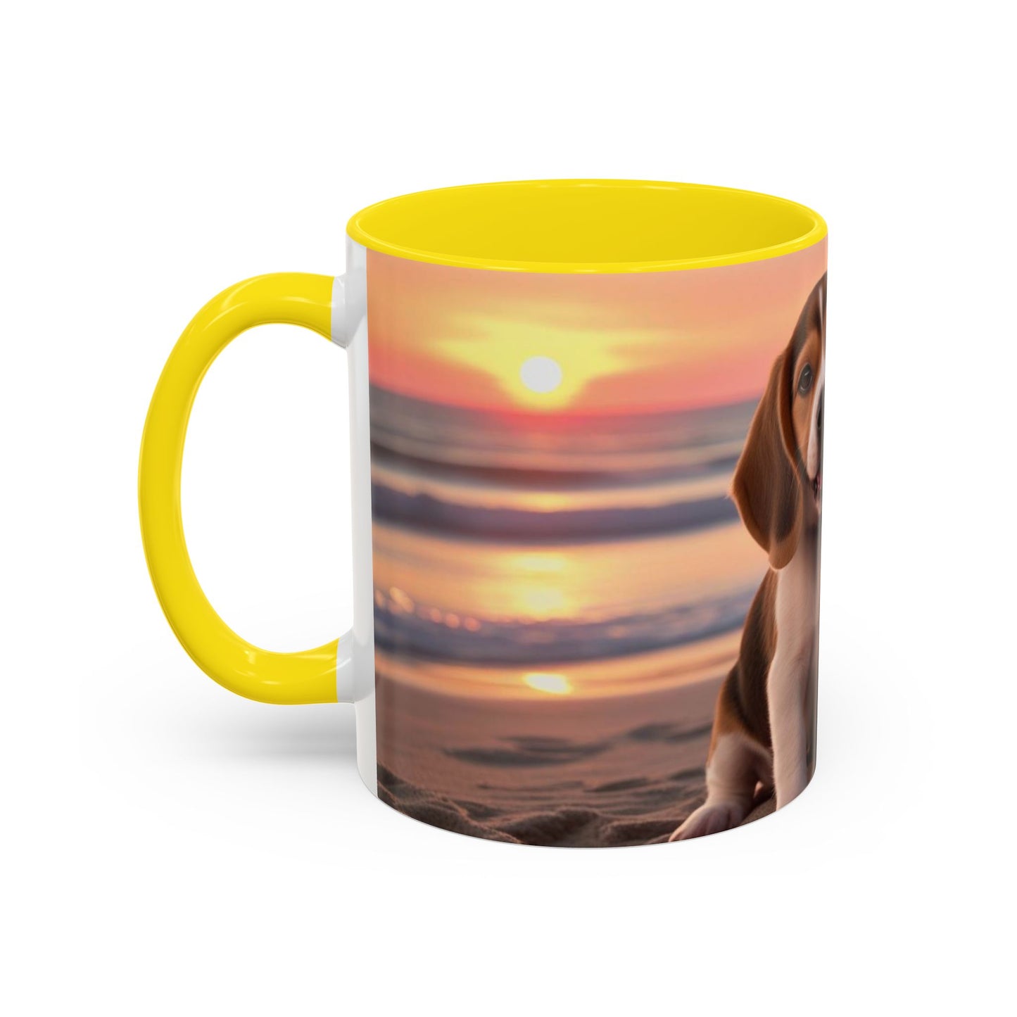 Beagle Love Accent Coffee Mug - Perfect Gift for Dog Lovers