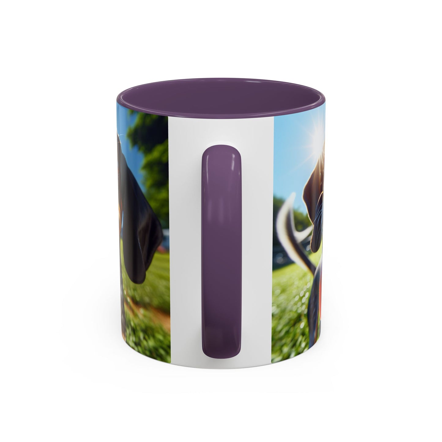 Bluetick Coonhound Accent Coffee Mug - Perfect Gift for Dog Lovers