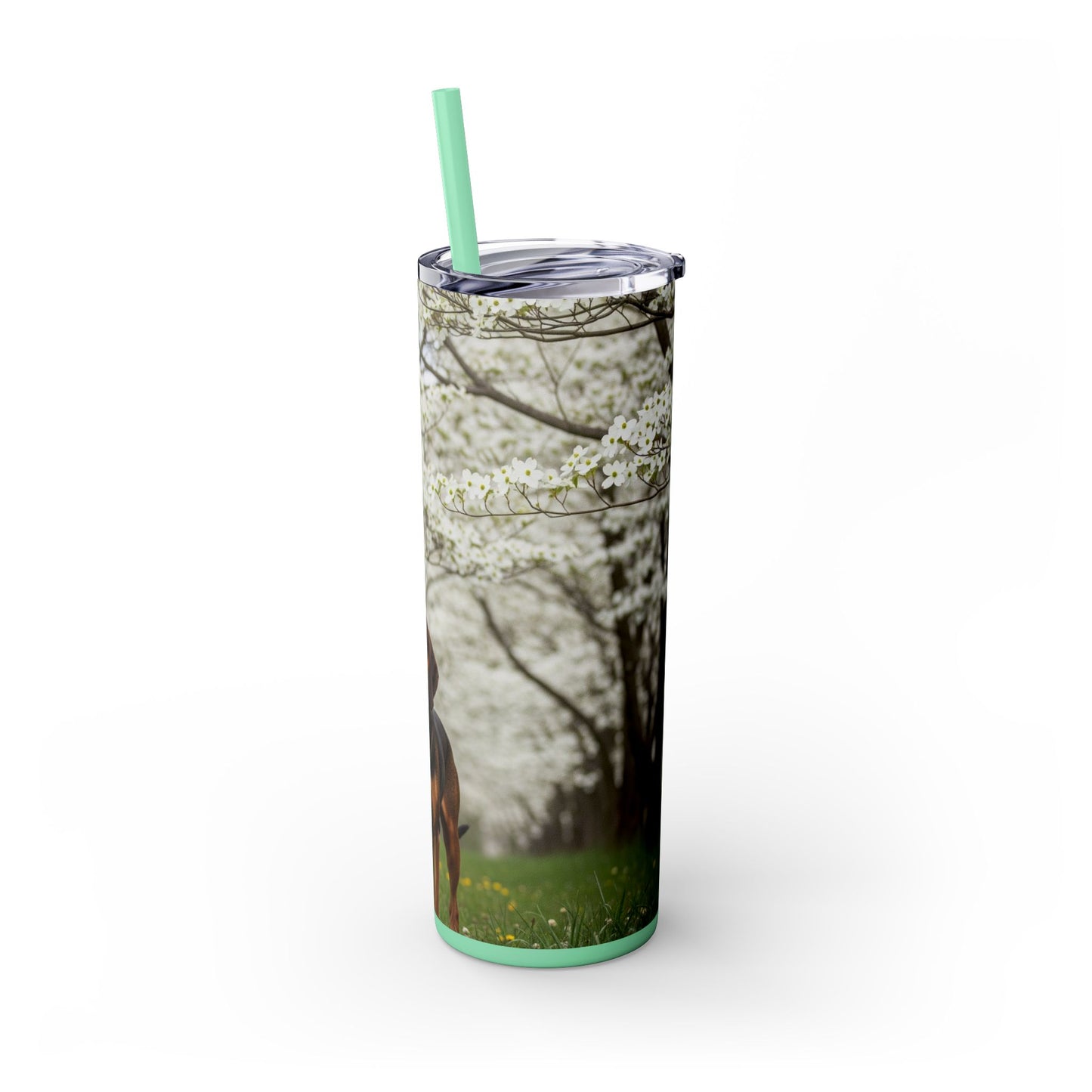 Plott Hound Tumbler with Straw, 20oz