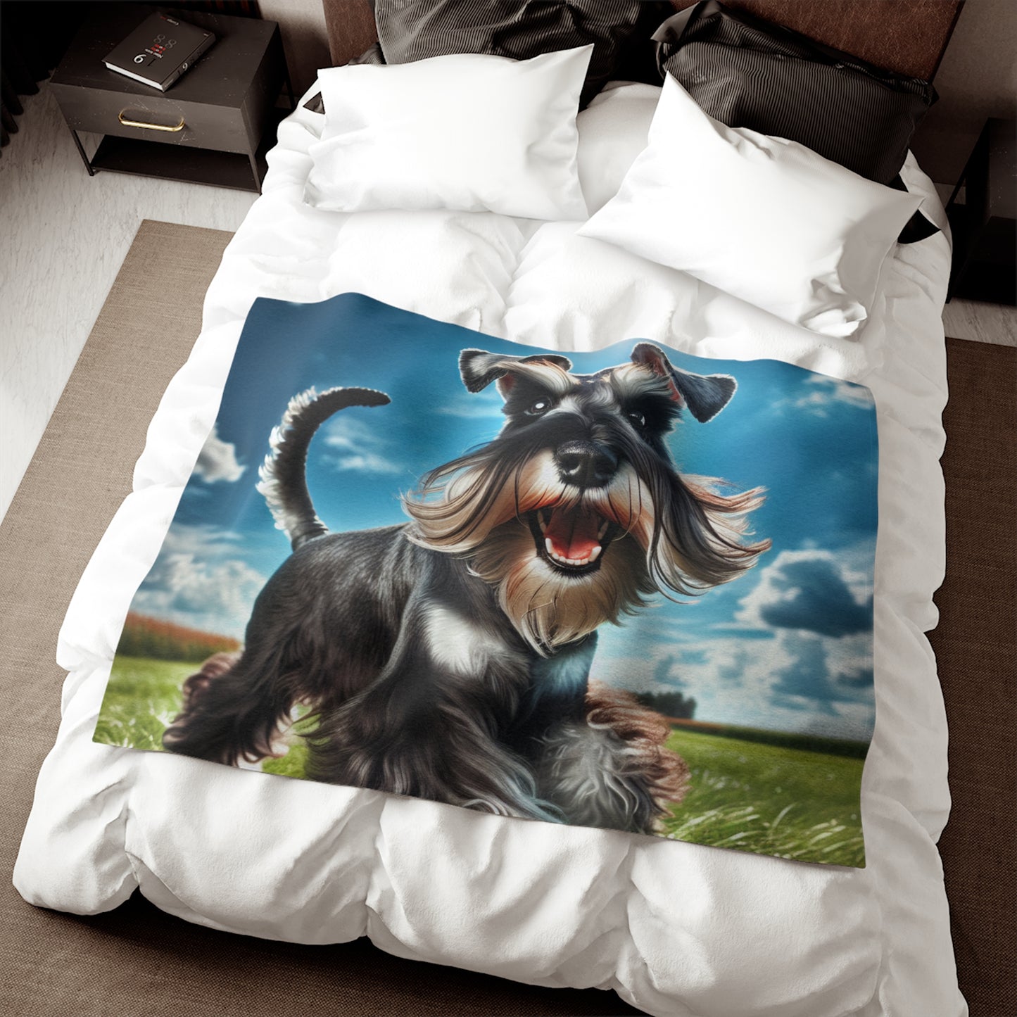Couverture sweat-shirt standard Schnauzer