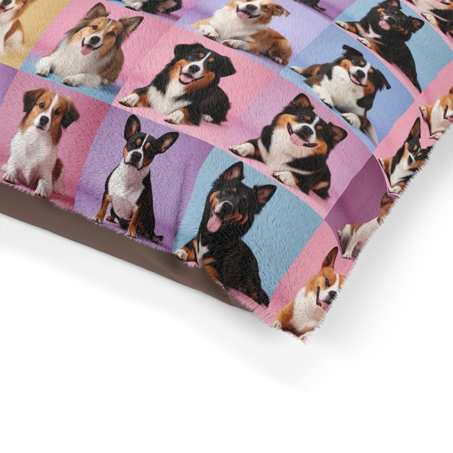 Pastel Dogs Pet Bed