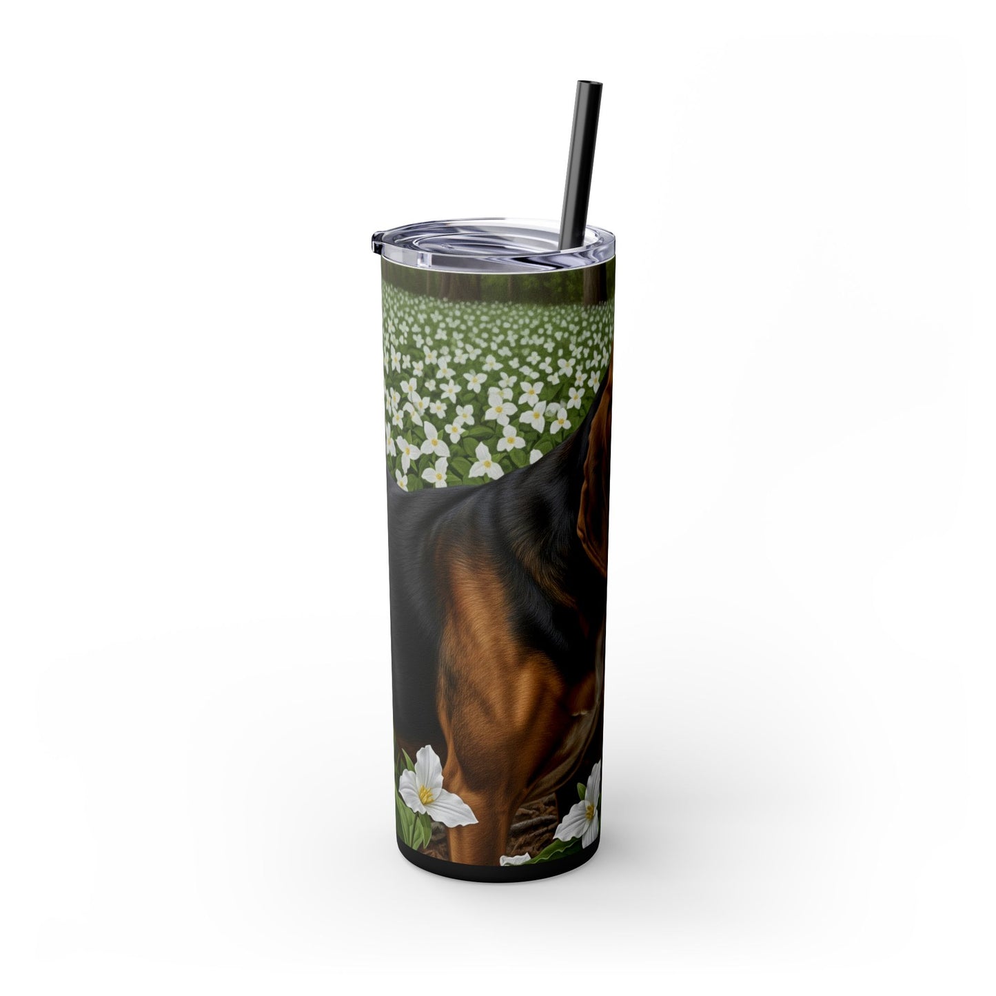 Treeing Walker Coonhound Tumbler with Straw, 20oz