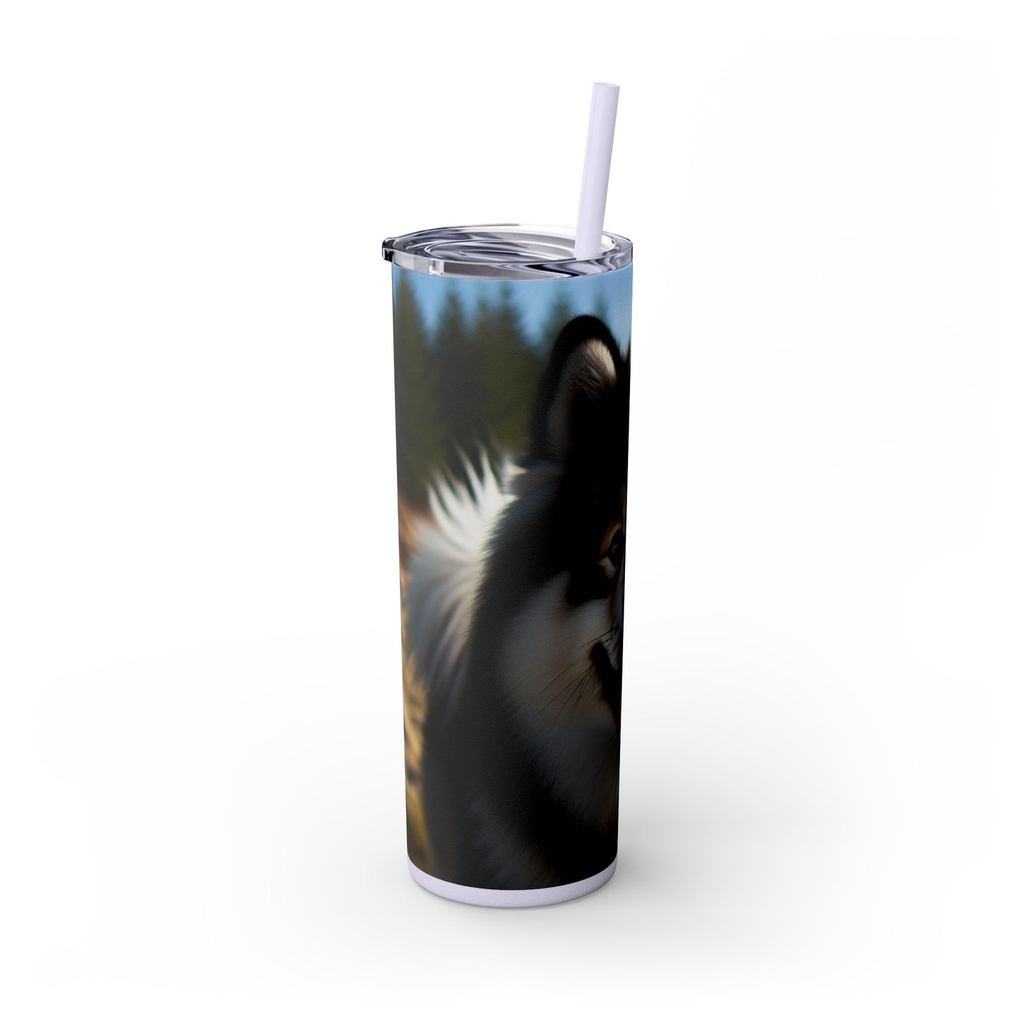 Norwegian Buhund Tumbler with Straw, 20oz