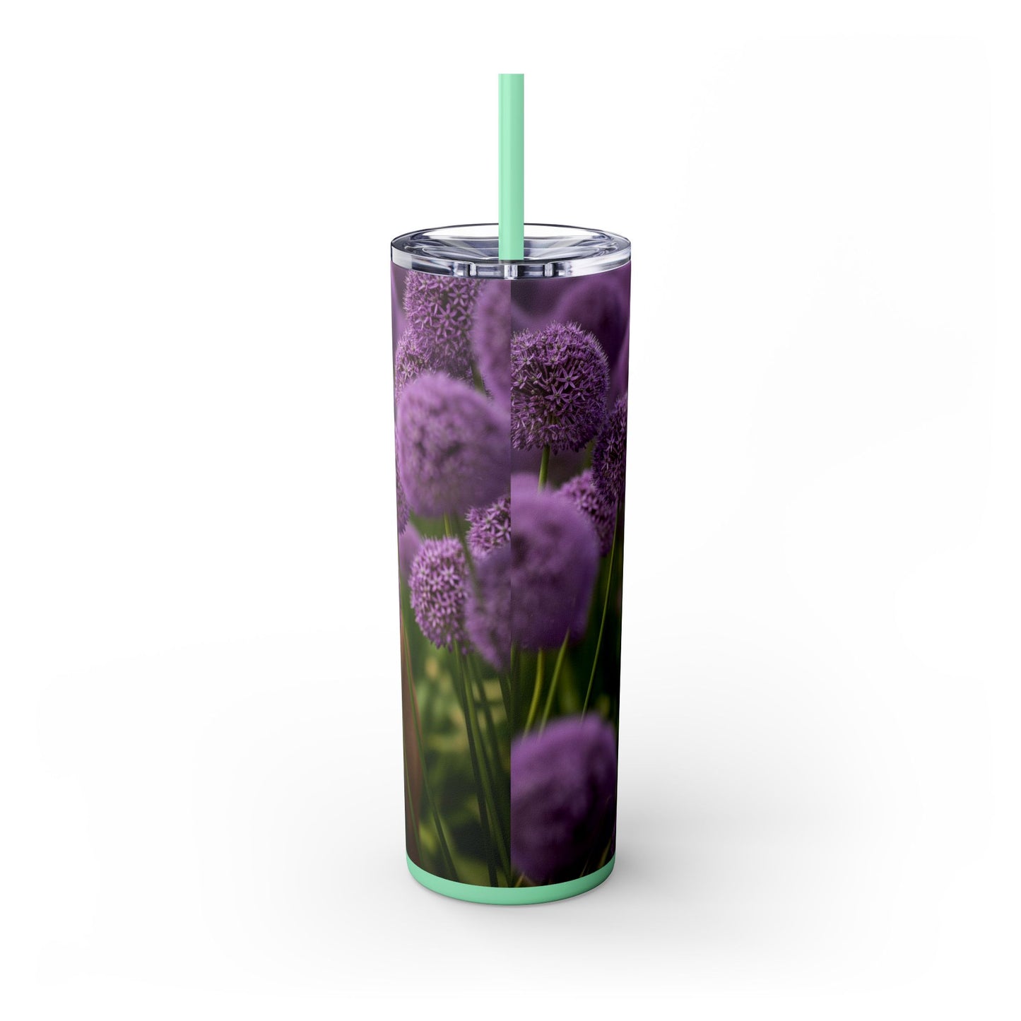 Canaan Dog Skinny Tumbler with Straw, 20oz