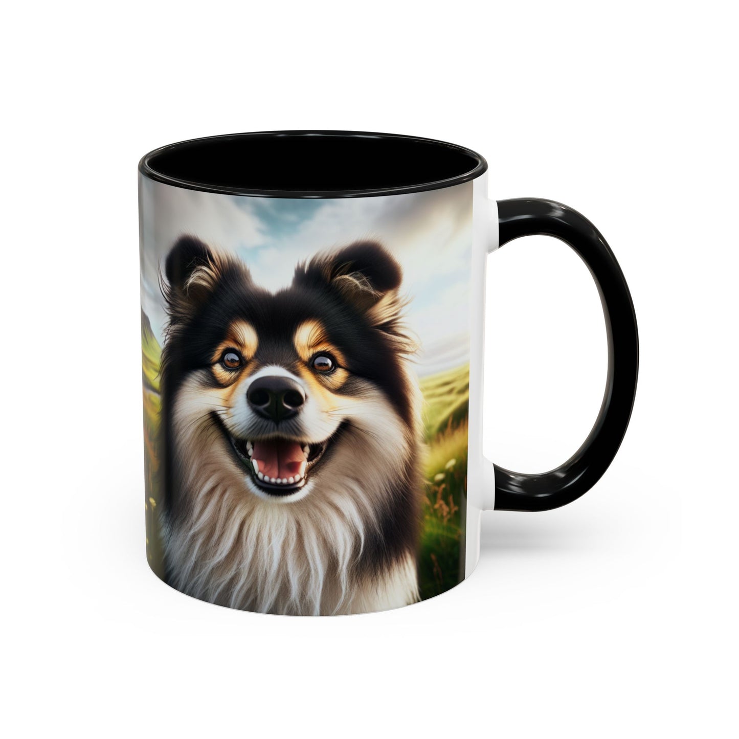 Icelandic Sheepdog Accent Coffee Mug - Perfect Gift for Dog Lovers
