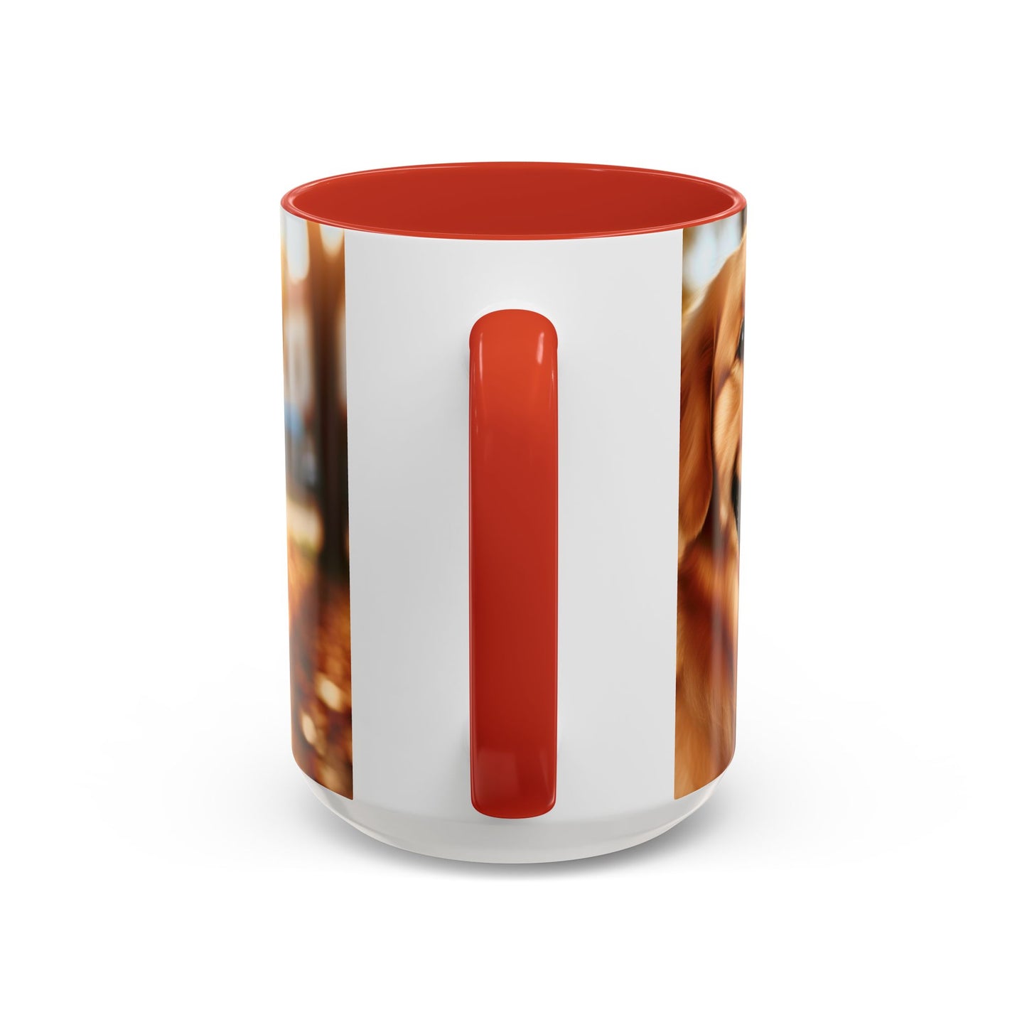 Golden Retriever Accent Coffee Mug - Perfect Gift for Dog Lovers