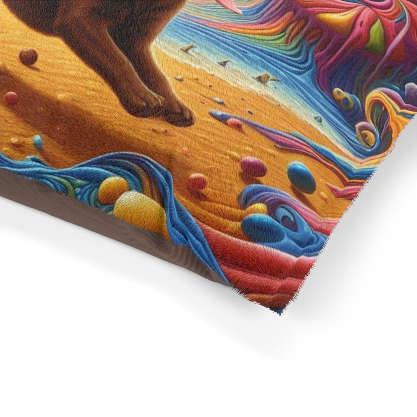 Chocolate Labrador Pet Bed