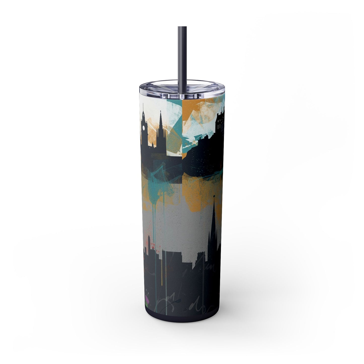 Glen of Imaal Terrier Skinny Tumbler with Straw, 20oz