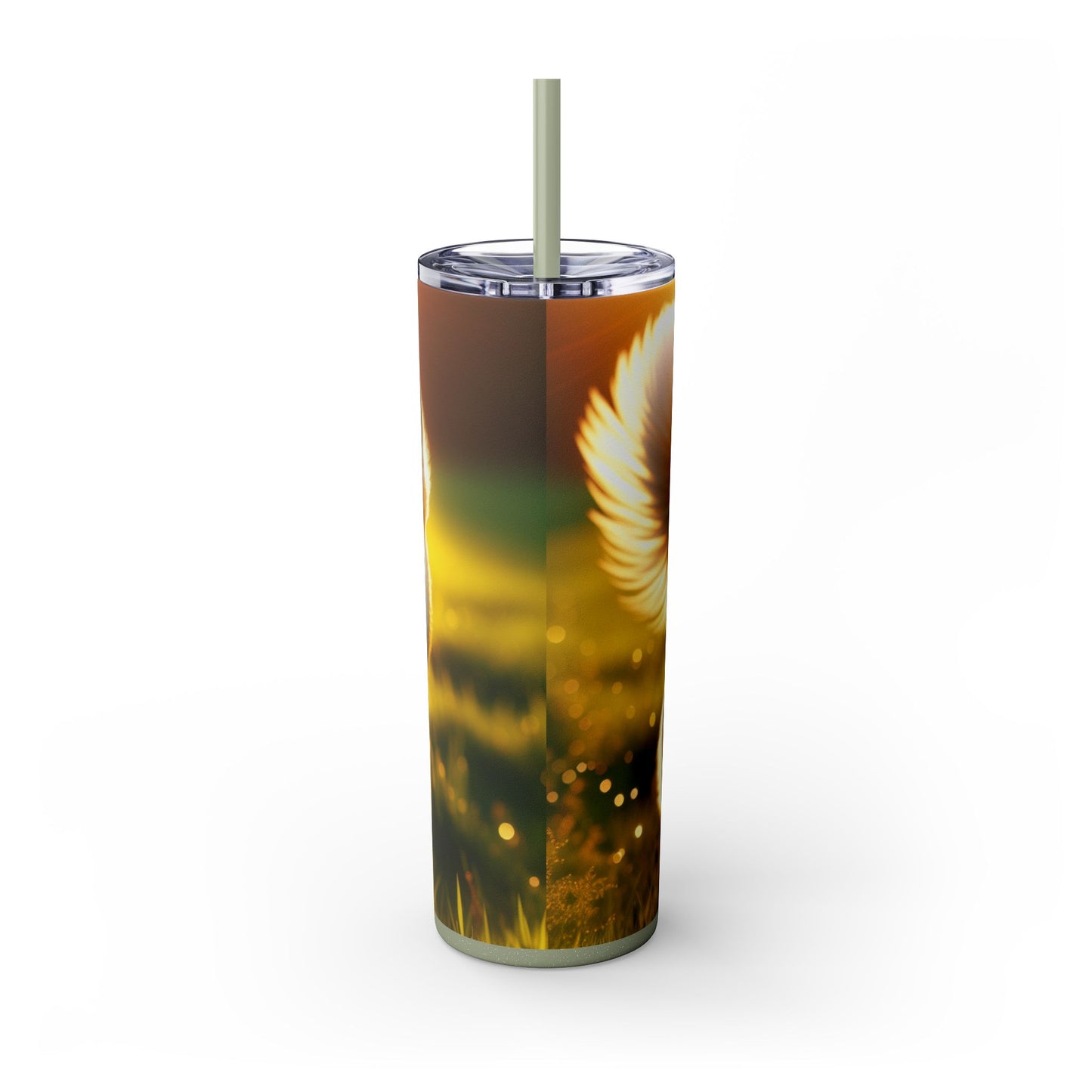 Norwegian Lundehund Tumbler with Straw, 20oz