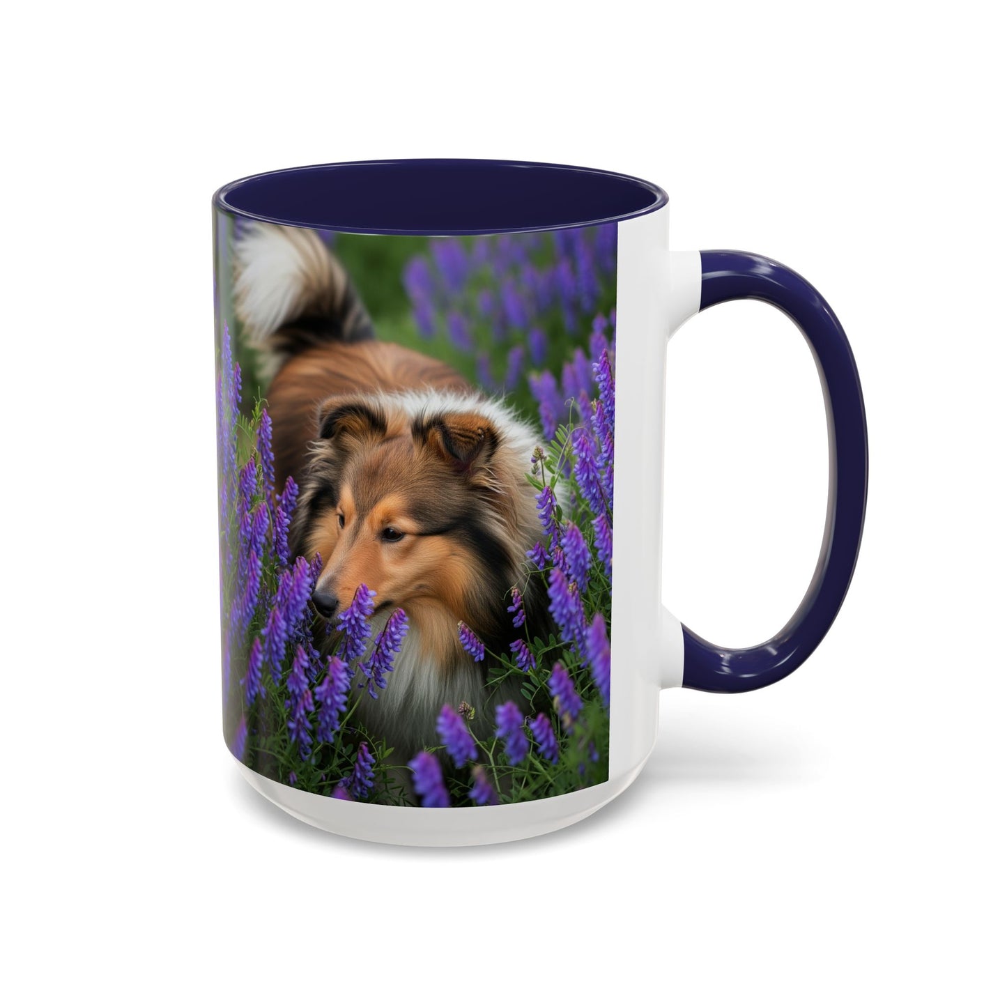 Shetland Sheepdog Accent Coffee Mug - Perfect Gift for Dog Lovers