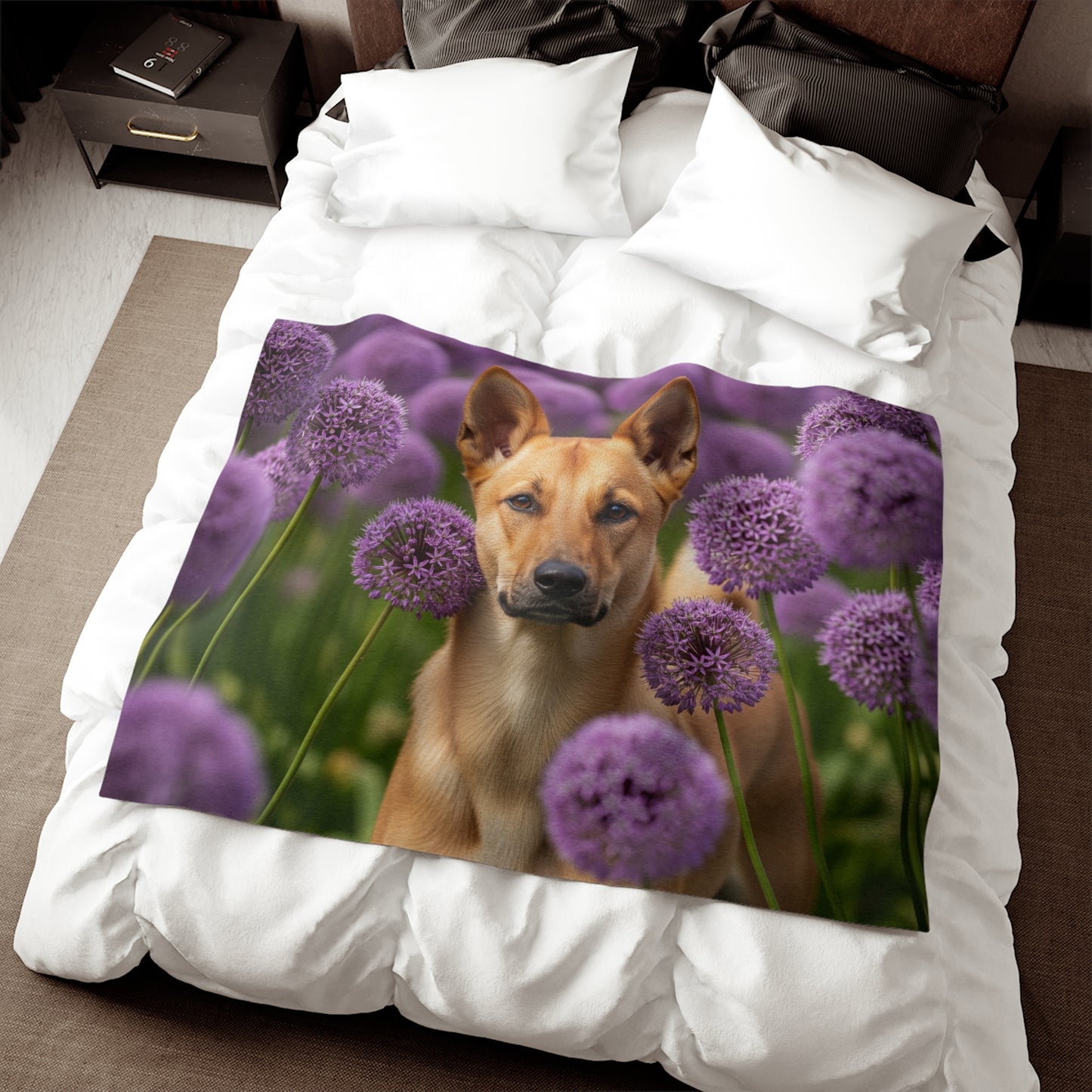 Canaan Dog Sweatshirt Blanket