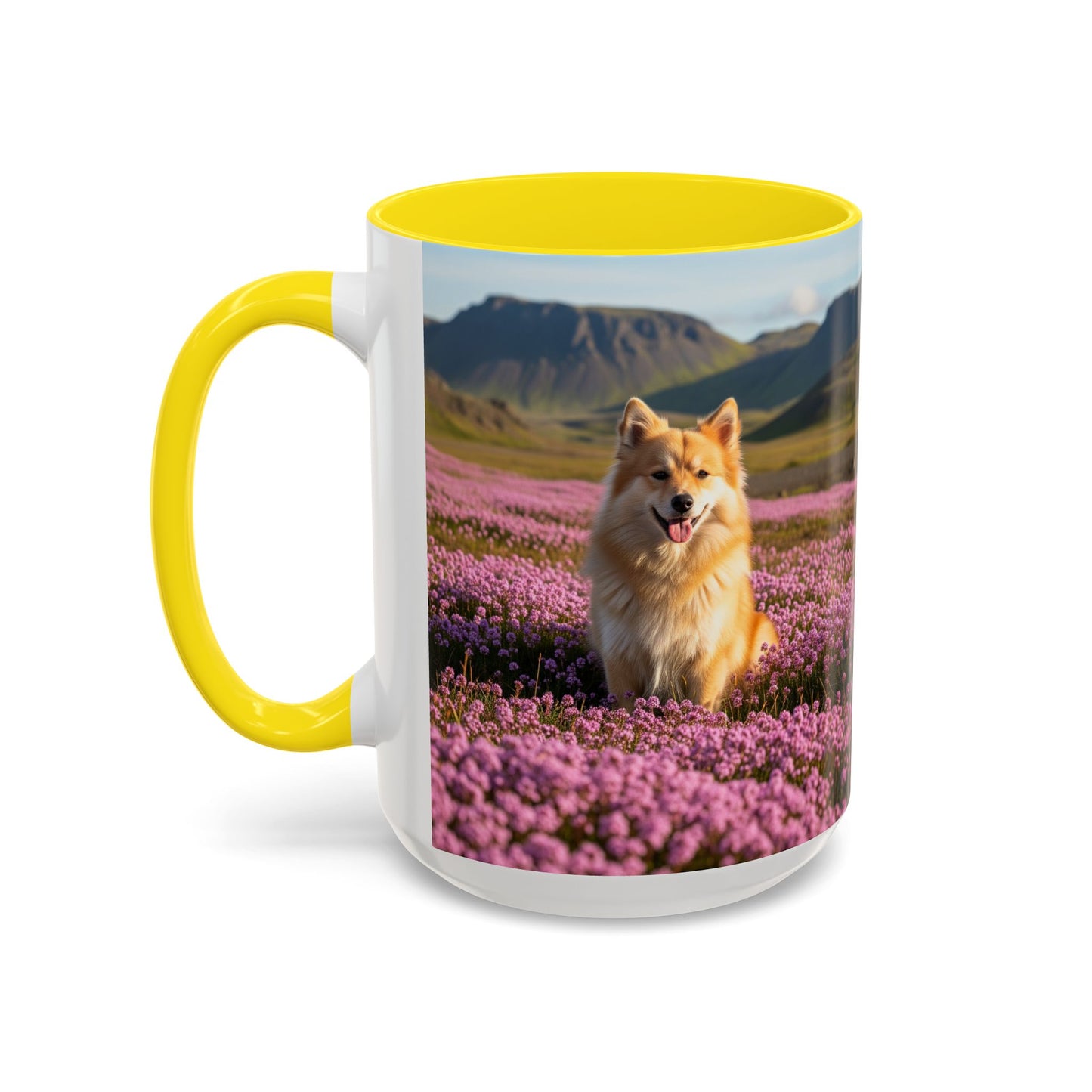 Icelandic Sheepdog Accent Coffee Mug - Perfect Gift for Dog Lovers
