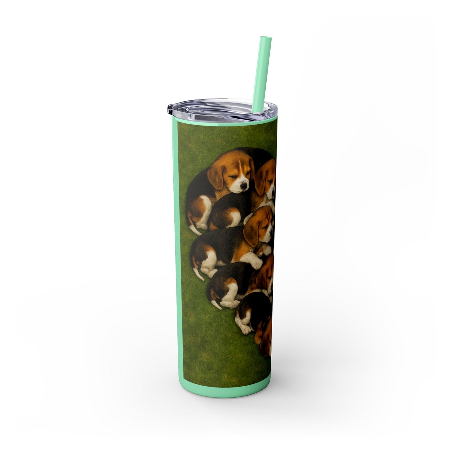 Beagle puppies Tumbler with Straw, 20oz