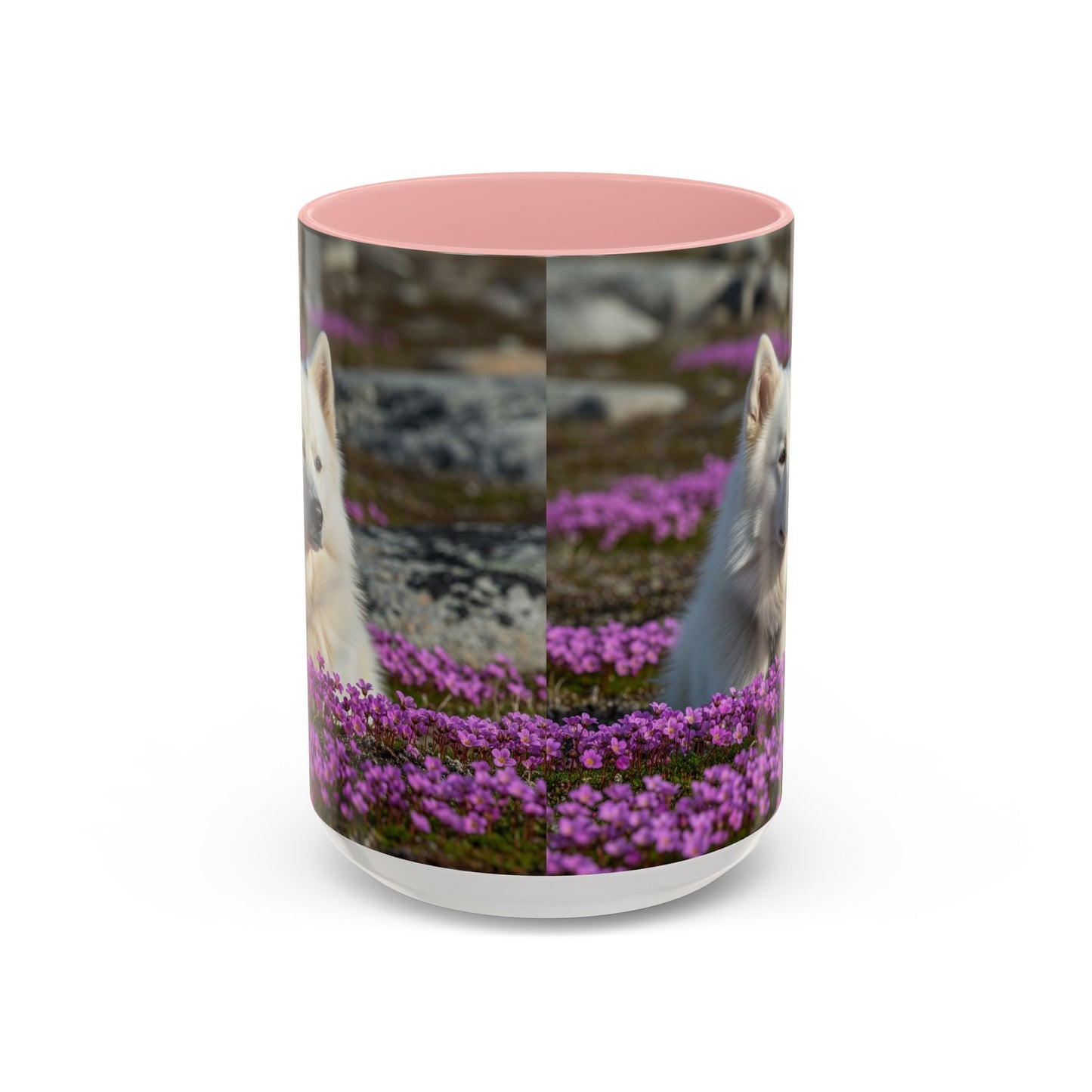 Canadian Eskimo Dog Accent Coffee Mug - Perfect Gift for Dog Lovers