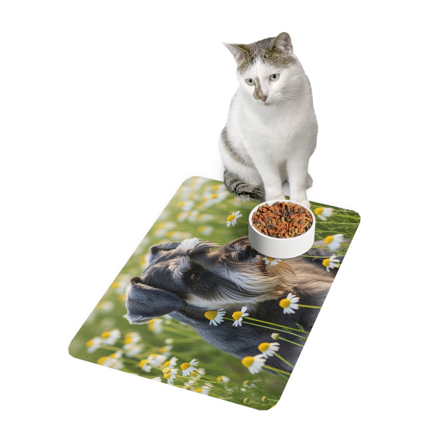 Pet Food Mat (12x18) - Miniature Schnauzer