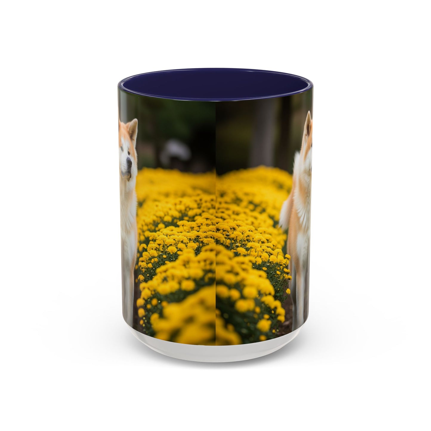Japanese Akitainu Accent Coffee Mug - Perfect Gift for Dog Lovers