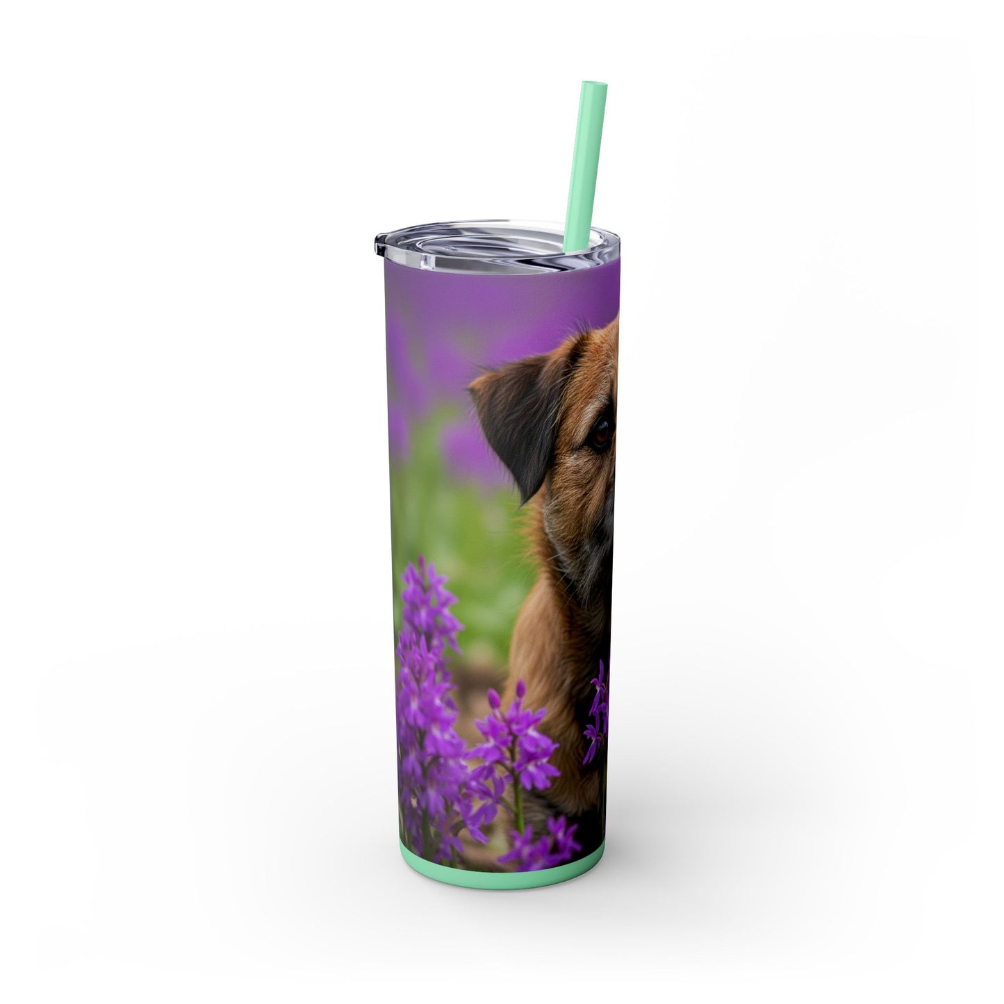 Border Terrier Tumbler with Straw, 20oz