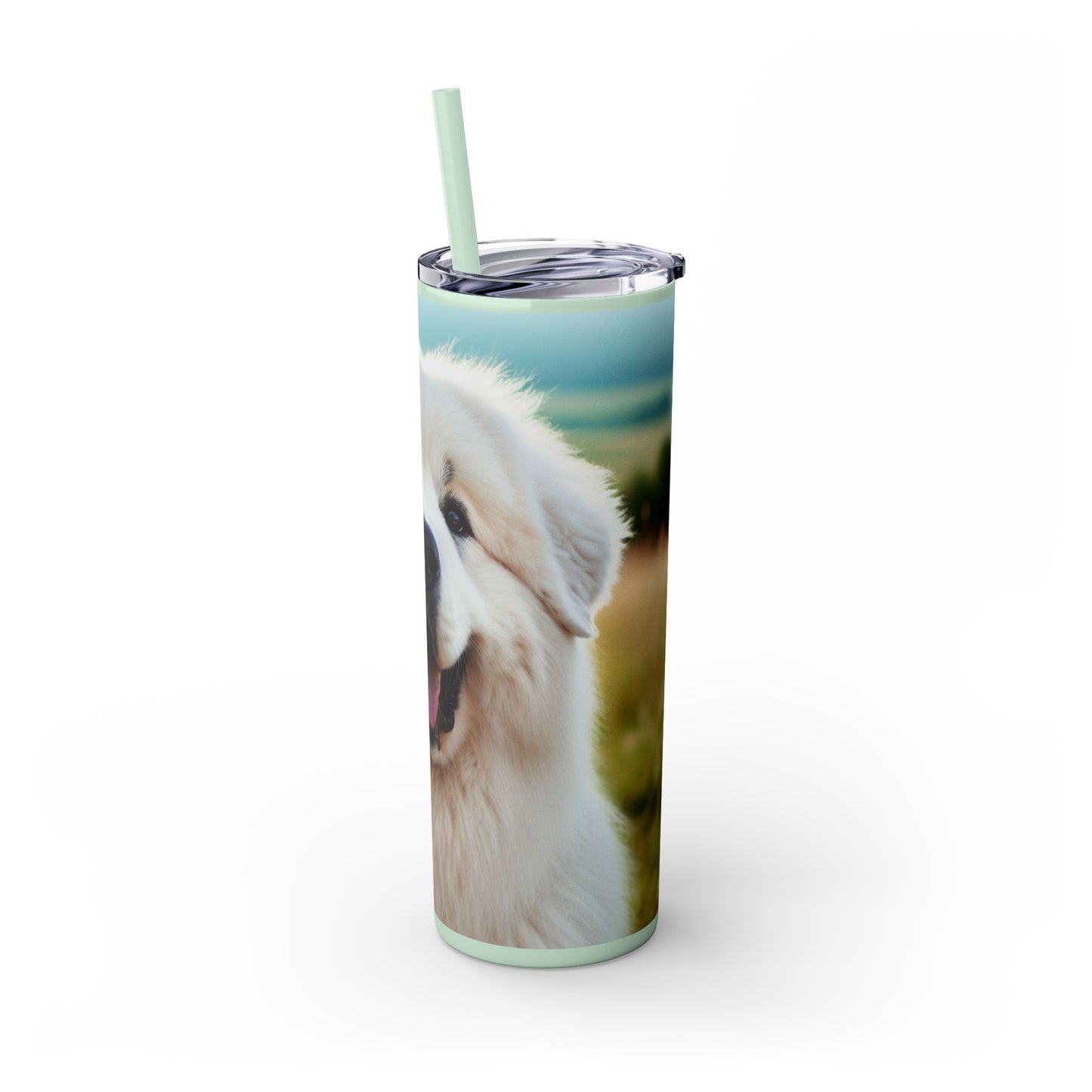 Great Pyrenees Tumbler with Straw, 20oz