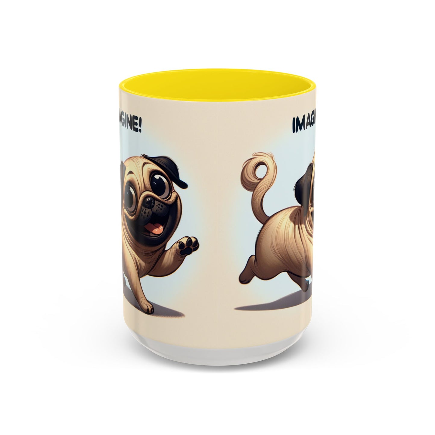 Pug Accent Coffee Mug - Perfect Gift for Dog Lovers