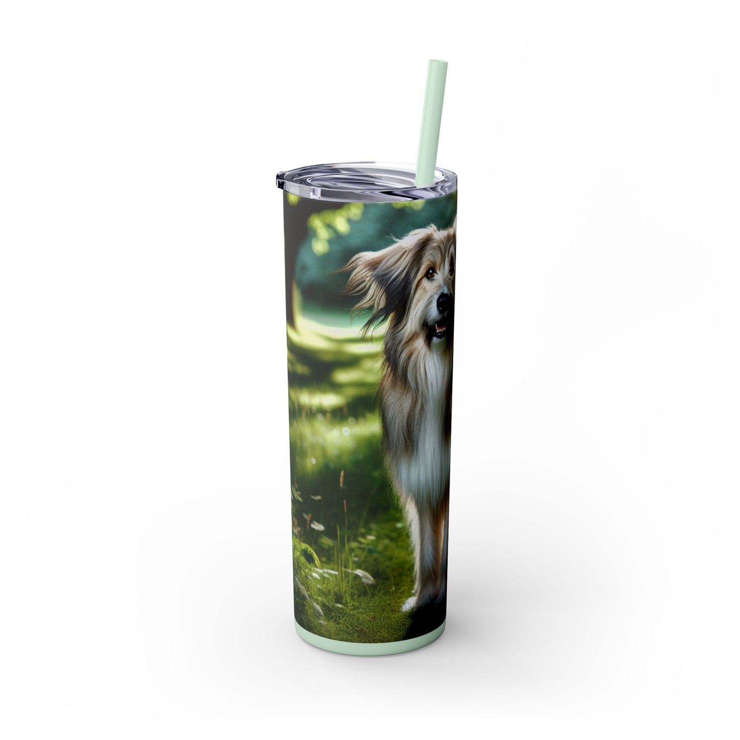 Pyrenean Shepherd Tumbler with Straw, 20oz