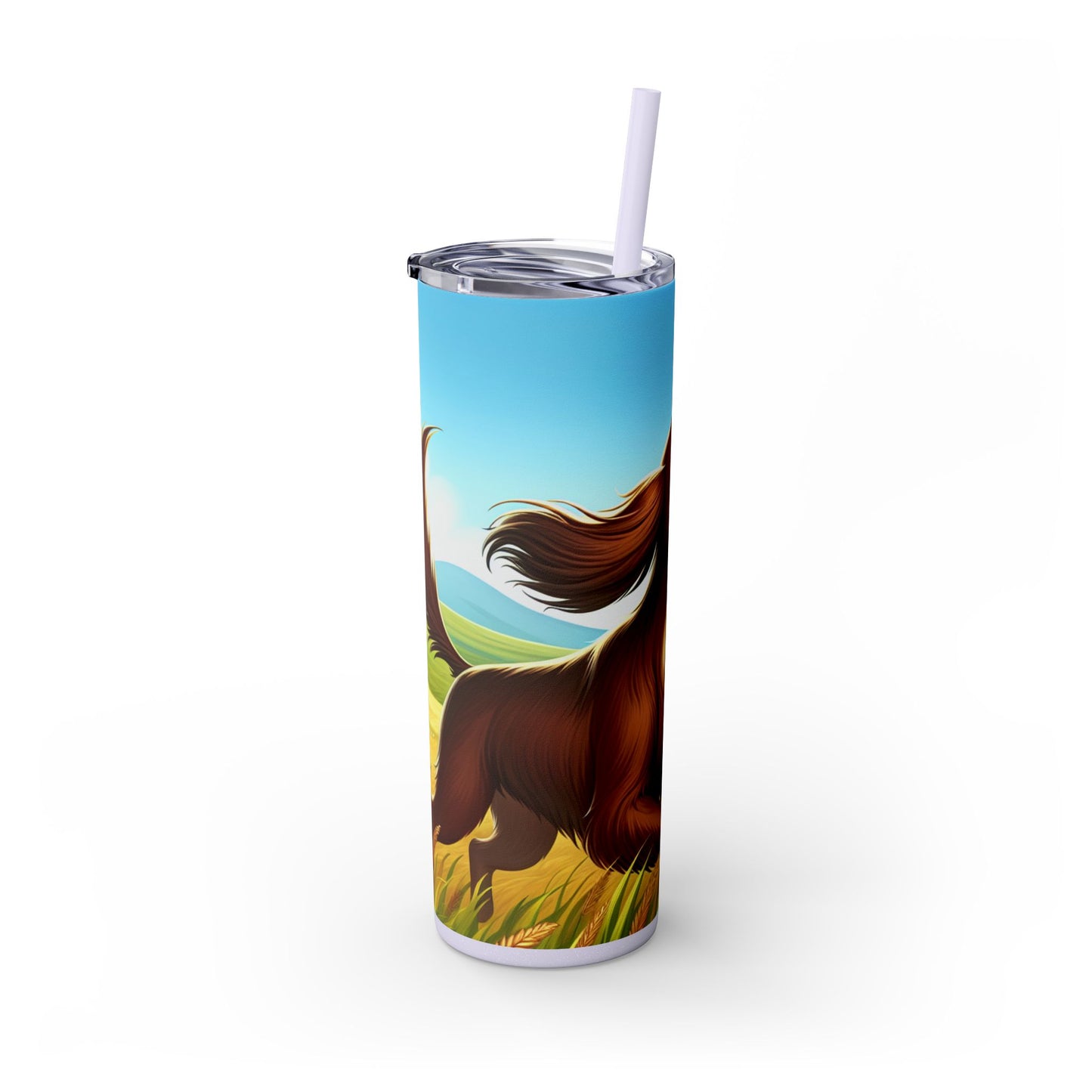 Field Spaniel Tumbler with Straw, 20oz
