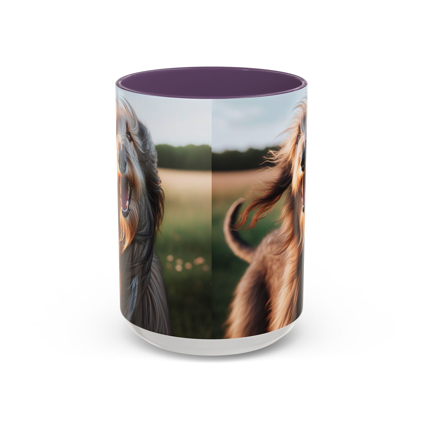 Scottish Deerhound Accent Coffee Mug - Perfect Gift for Dog Lovers