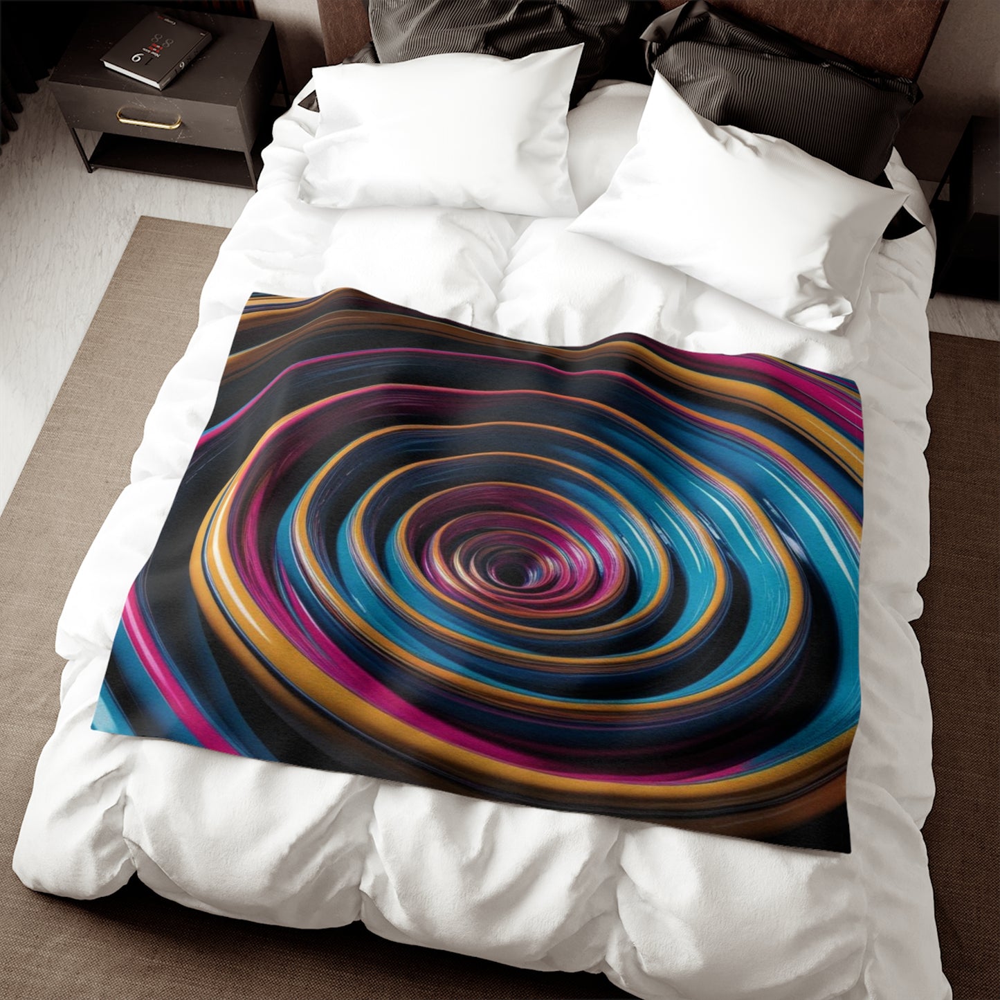 Optical Illusion Sweatshirt Blanket