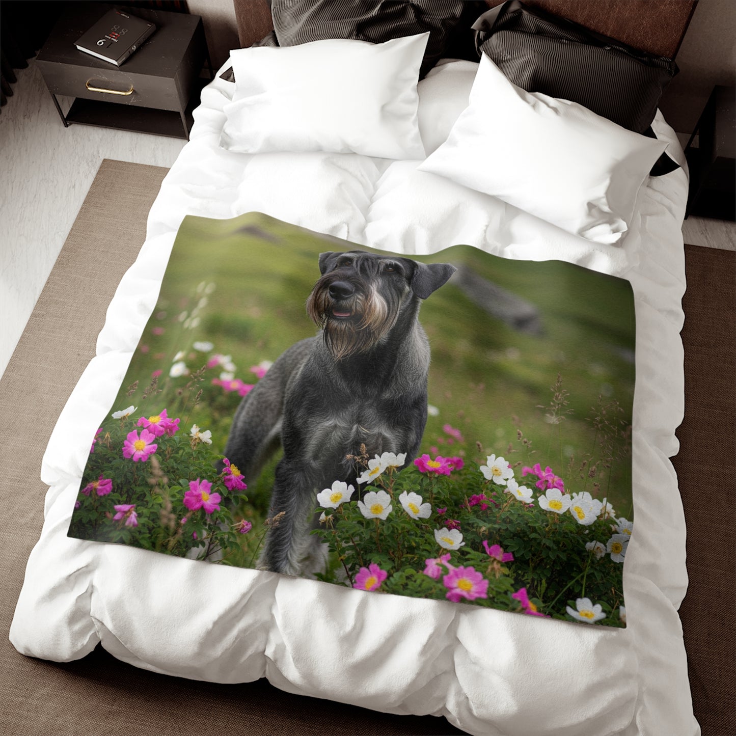 Giant Schnauzer Sweatshirt Blanket