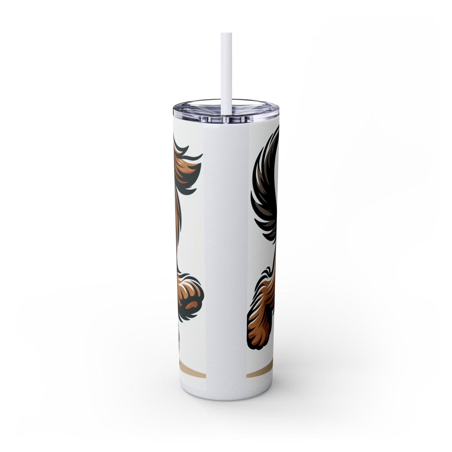 Otterhound Skinny Tumbler with Straw, 20oz