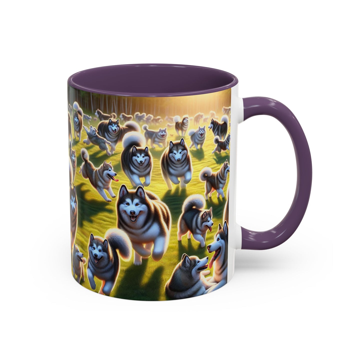 Alaskan Malamute Accent Coffee Mug - Perfect Gift for Dog Lovers