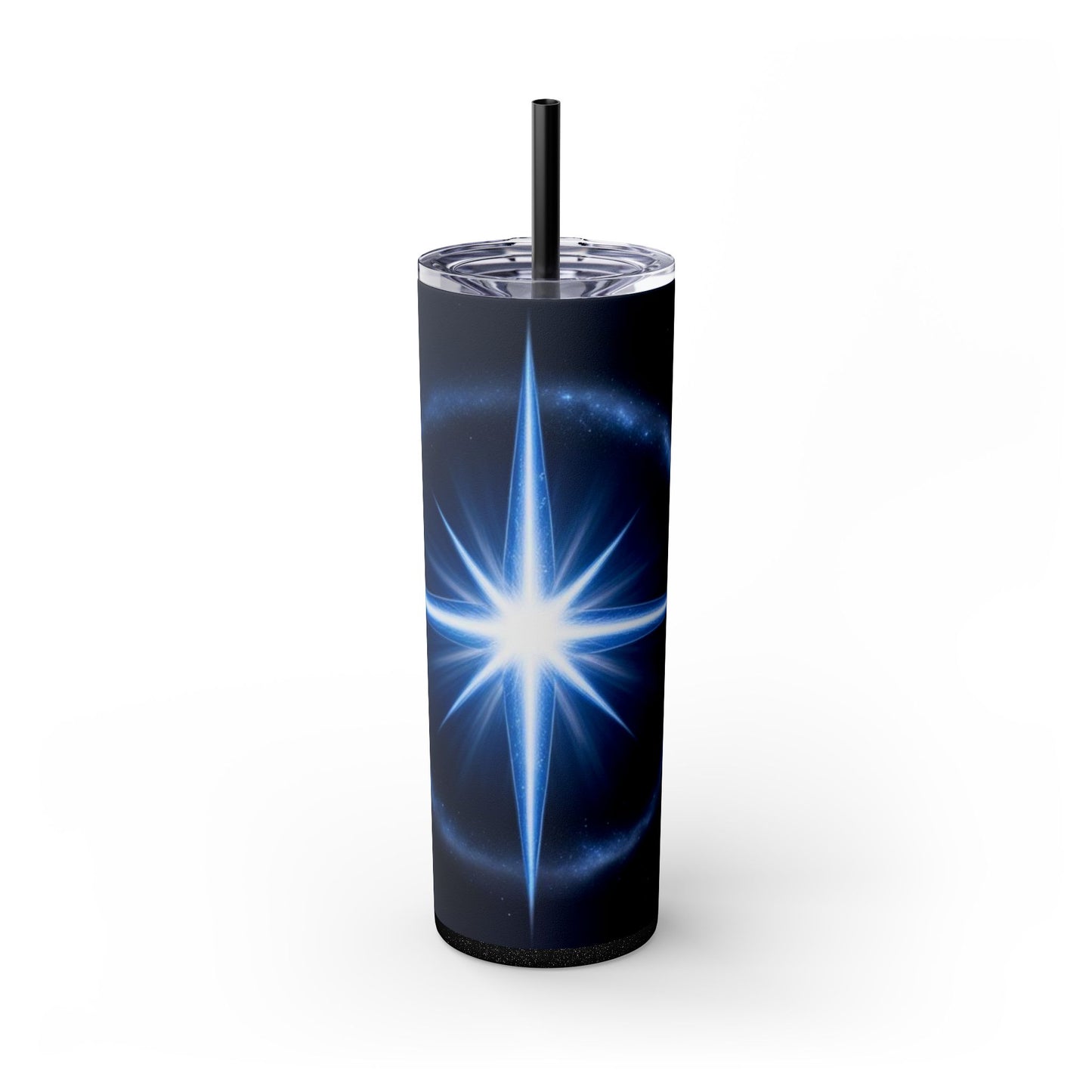 North Star Skinny Tumbler with Straw, 20oz