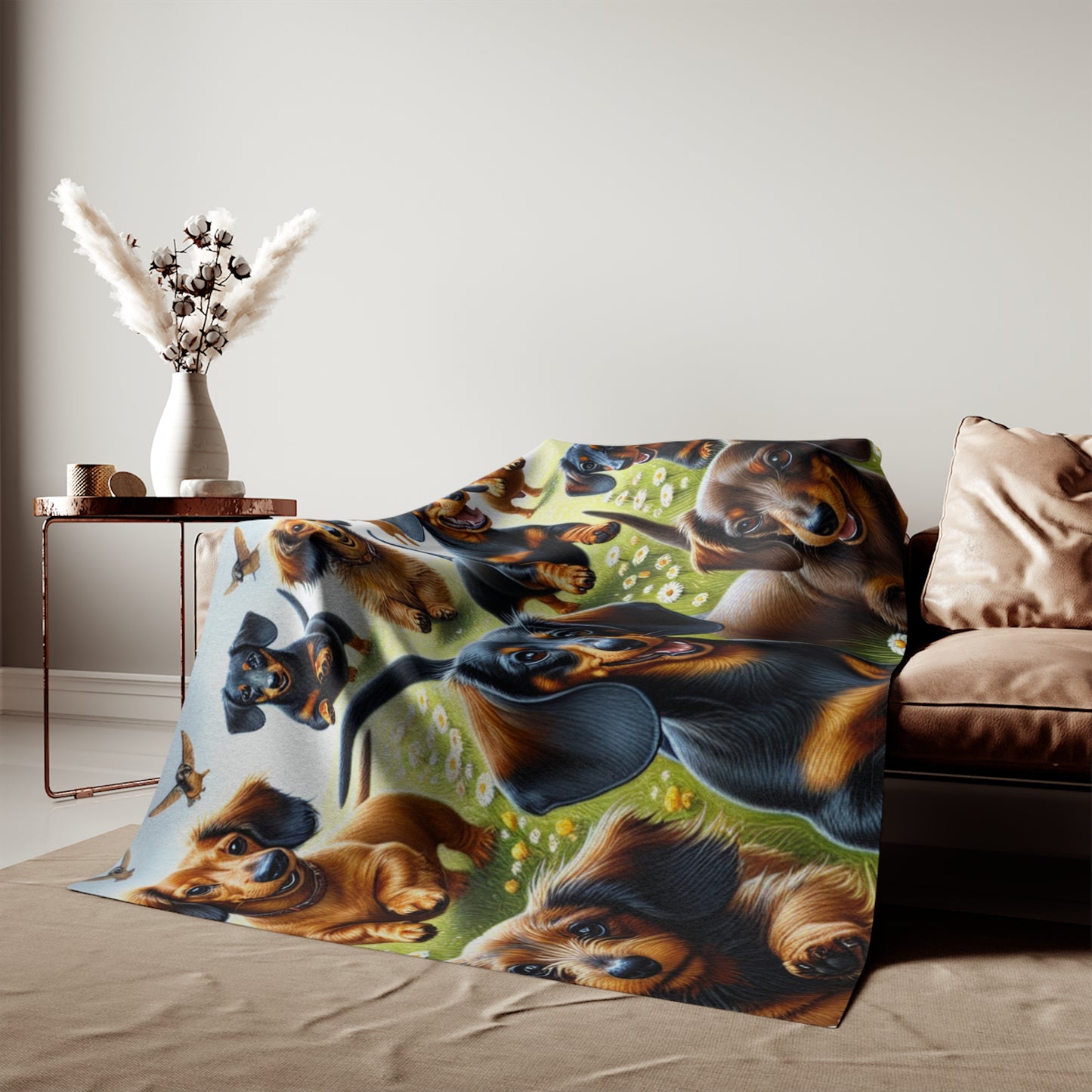 Dachshund Sweatshirt Blanket