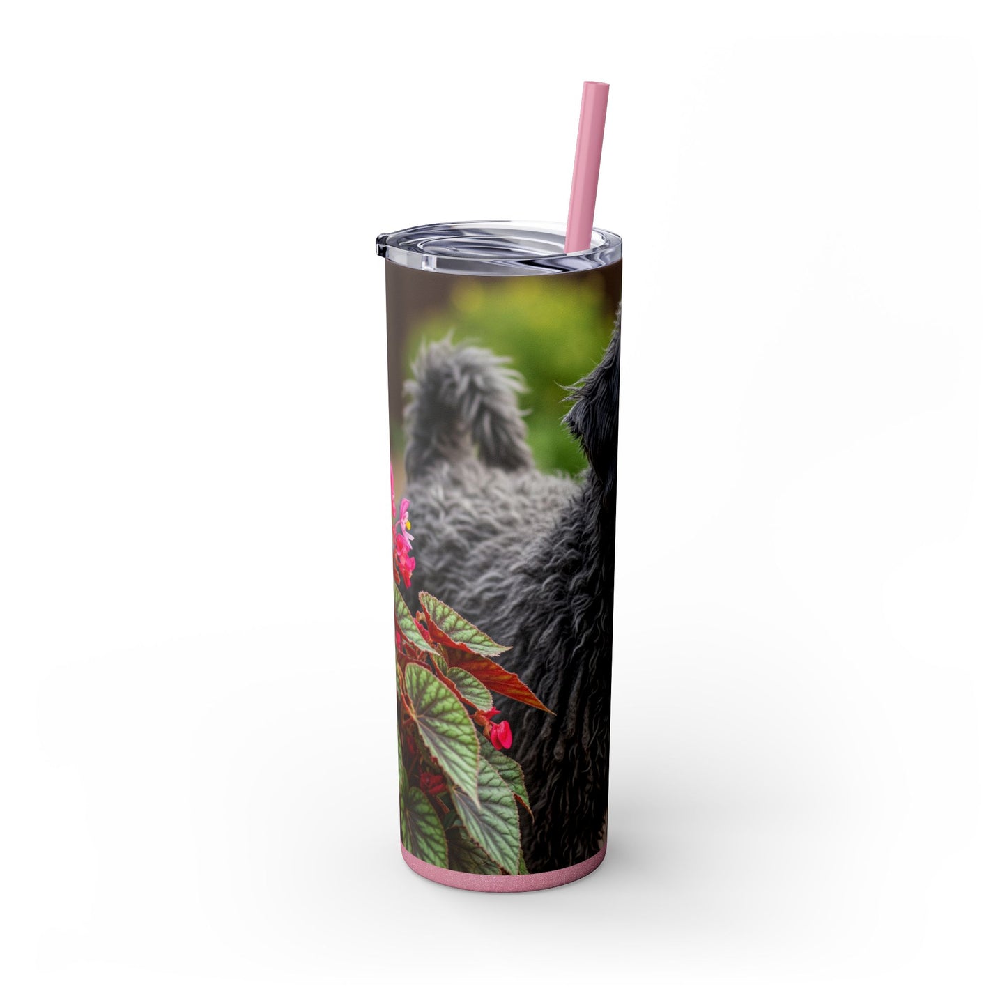 Puli Skinny Tumbler with Straw, 20oz
