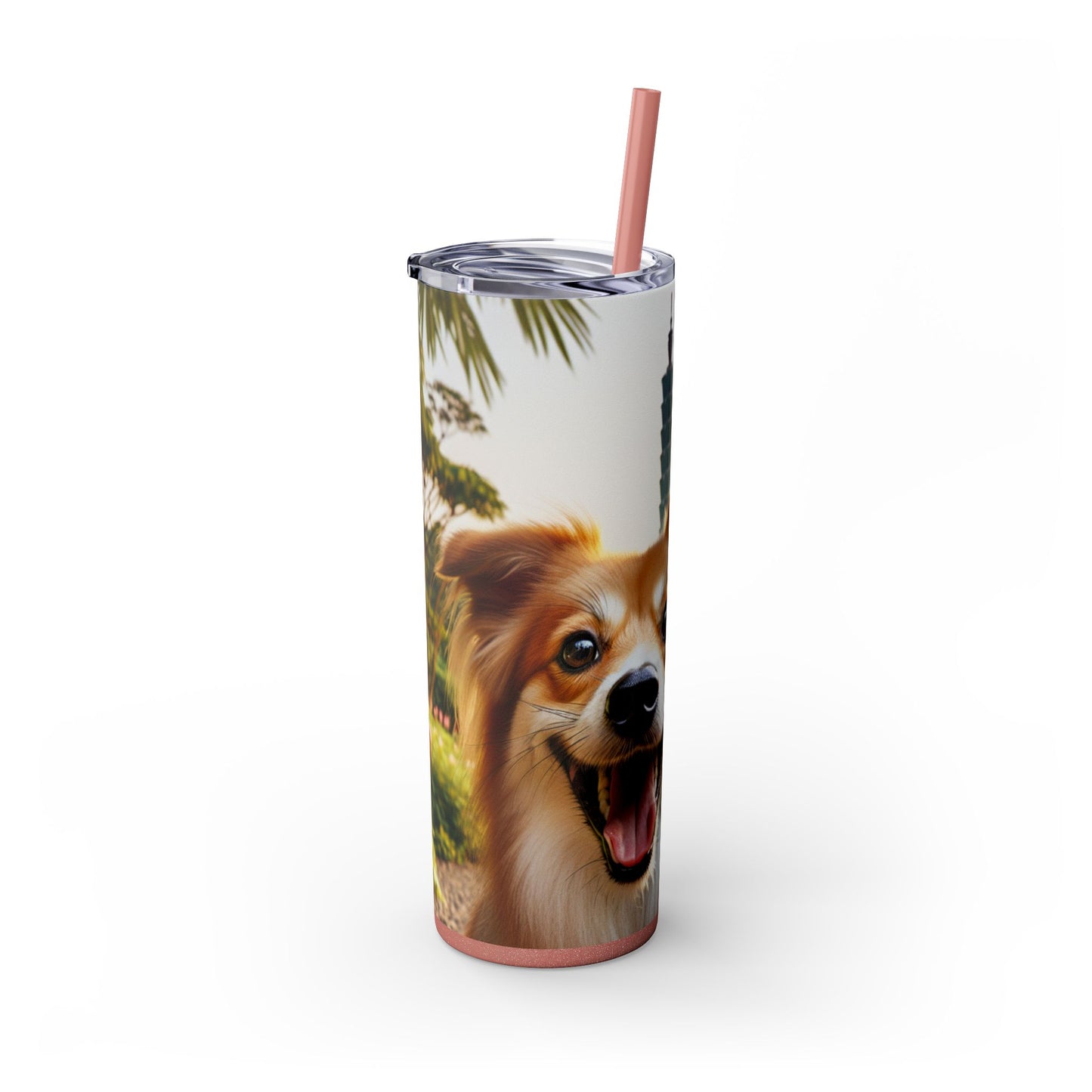Taiwan Dog Tumbler with Straw, 20oz