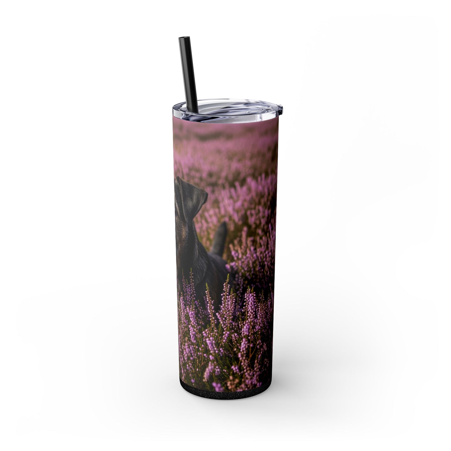 Glen of Imaal Terrier Skinny Tumbler with Straw, 20oz