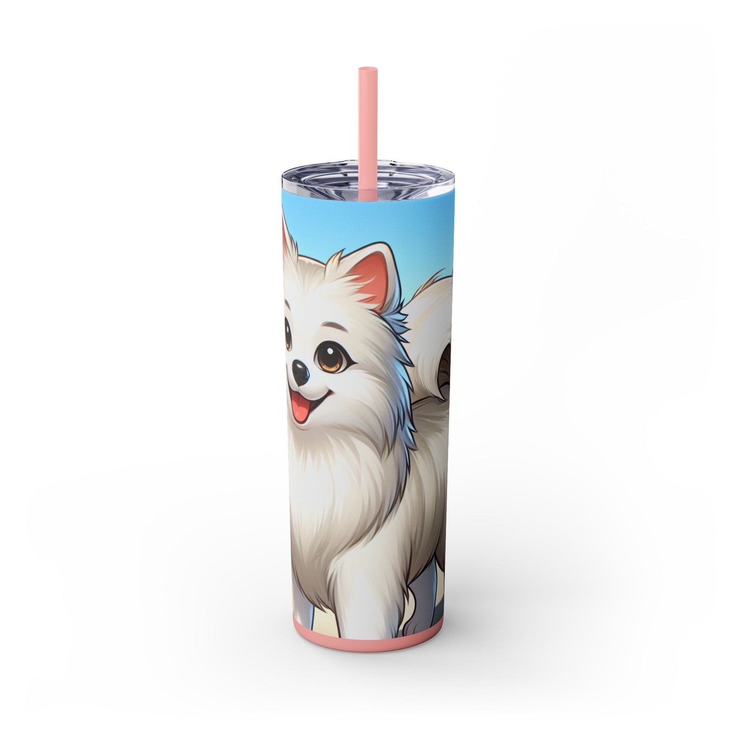 Indian Spitz Tumbler with Straw, 20oz