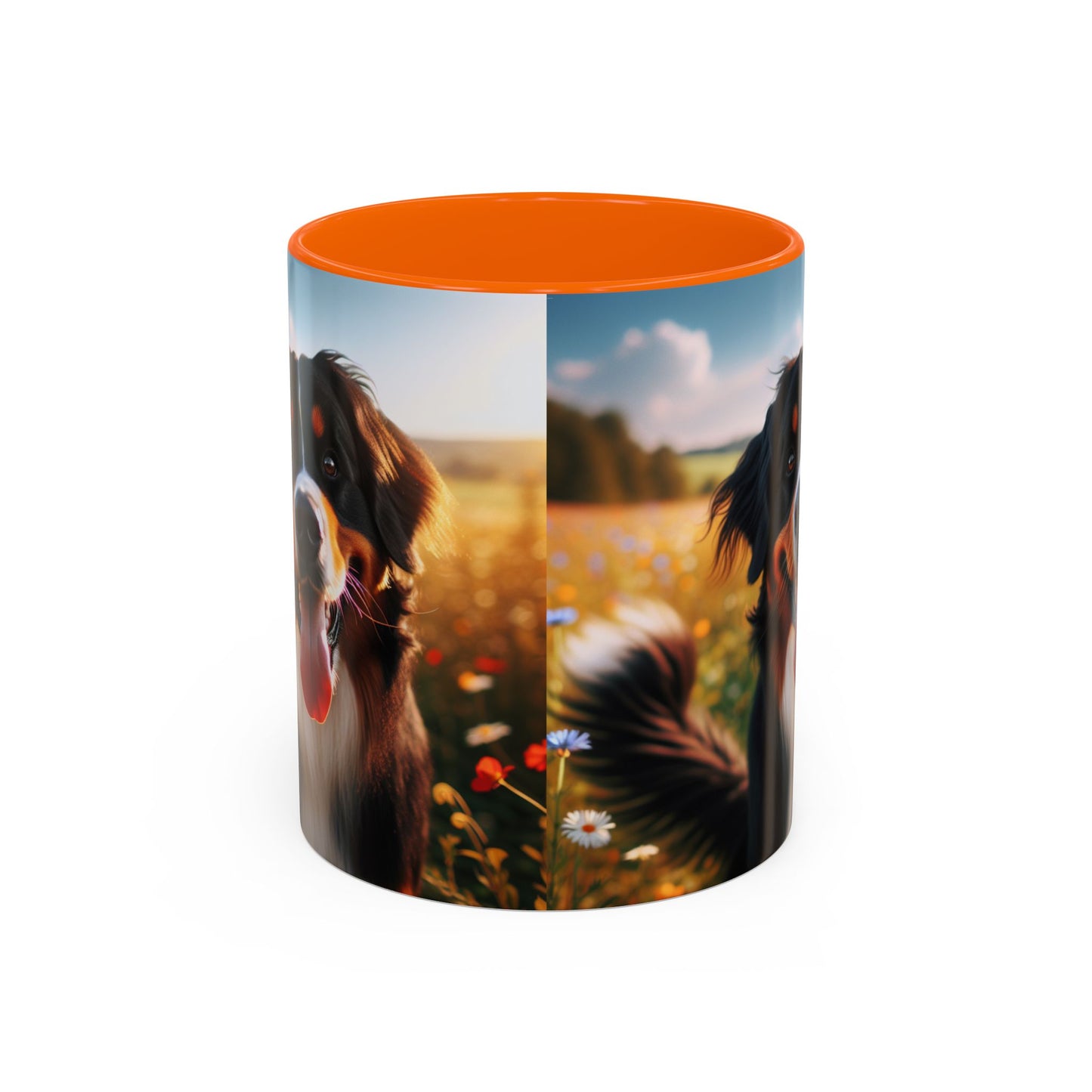 Bernese Mountain Dog Accent Coffee Mug - Perfect Gift for Dog Lovers
