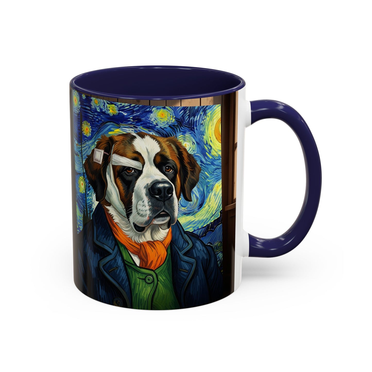 Saint Bernard Accent Coffee Mug - Perfect Gift for Dog Lovers