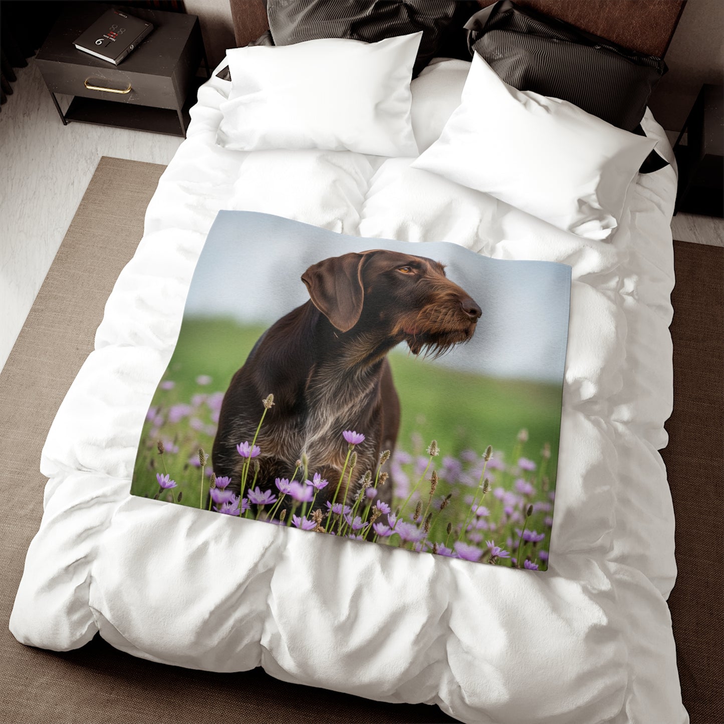 German Wirehaired Pointer Sweatshirt Blanket