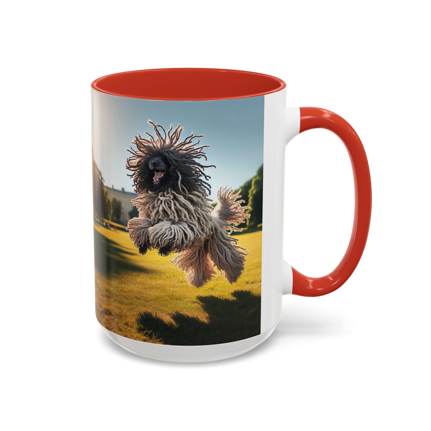 Puli Accent Coffee Mug - Perfect Gift for Dog Lovers