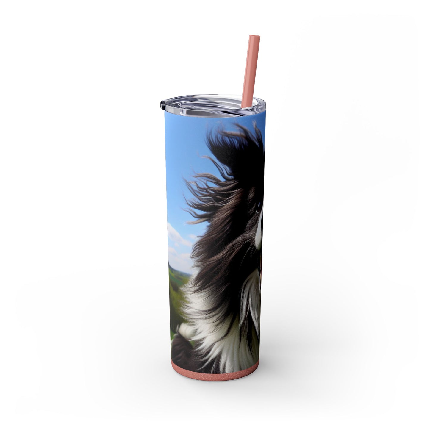Portuguese Sheepdog Tumbler with Straw, 20oz