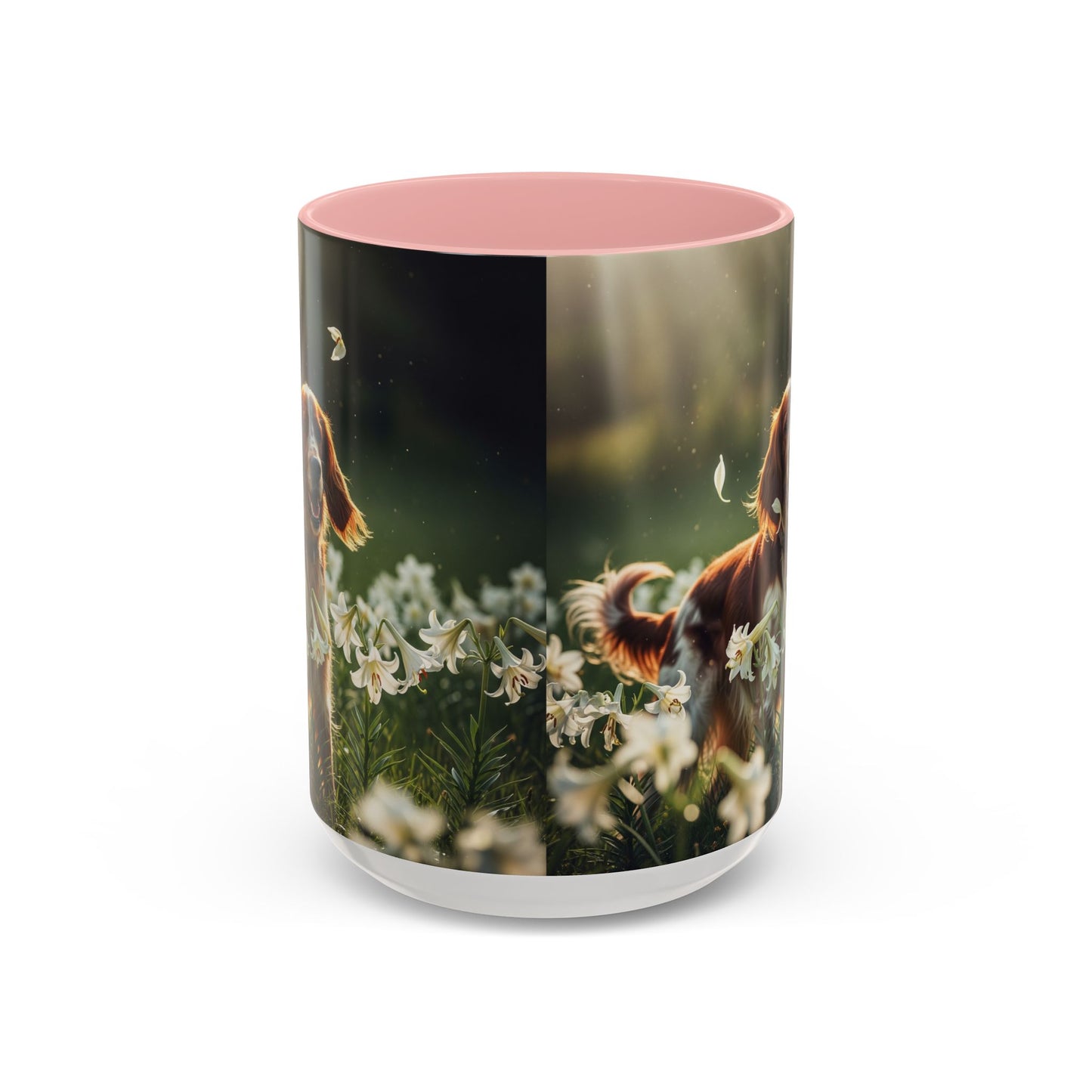 Irish Red and White Setter Accent Coffee Mug - Perfect Gift for Dog Lovers
